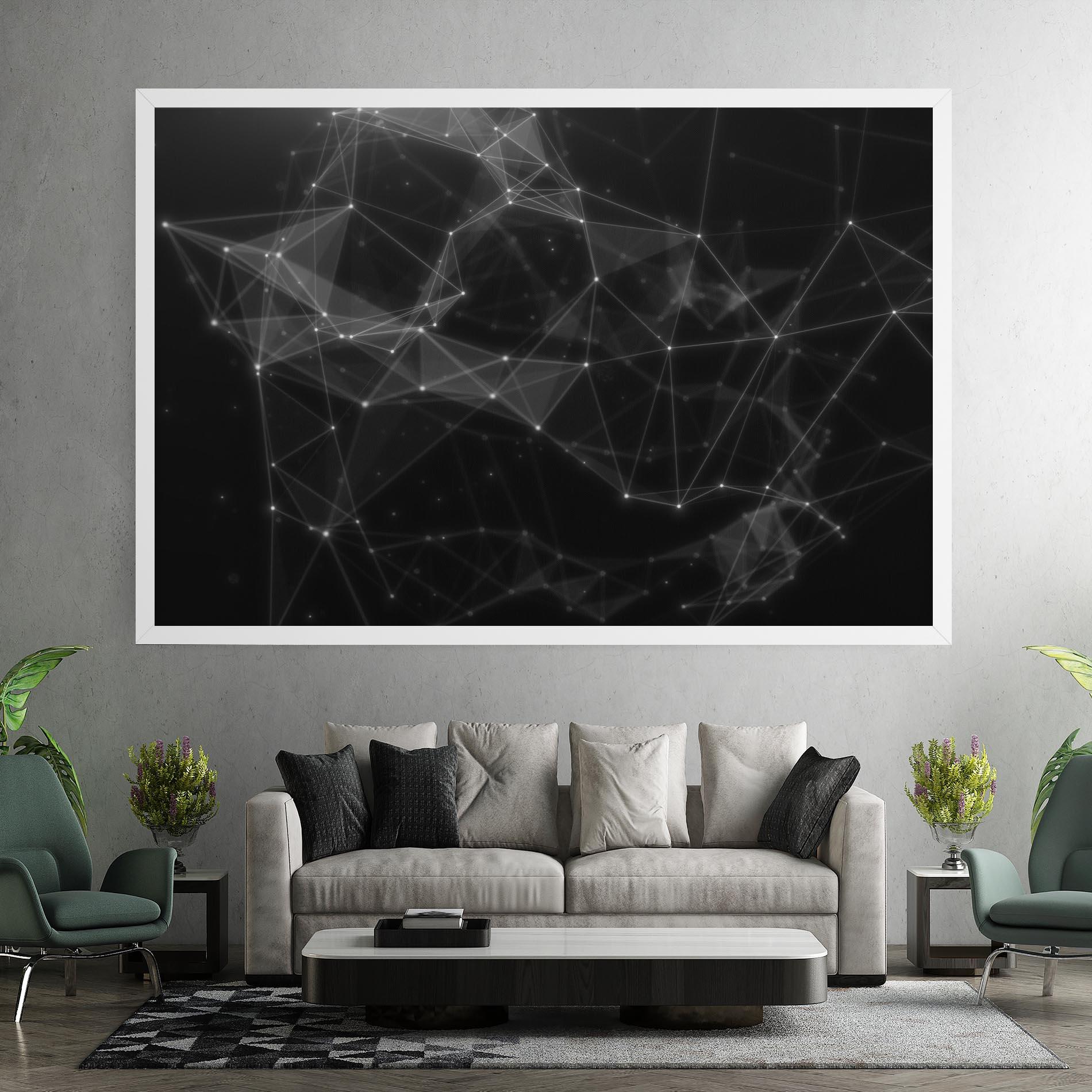 Tablou Canvas Connecting Lines mockup 7