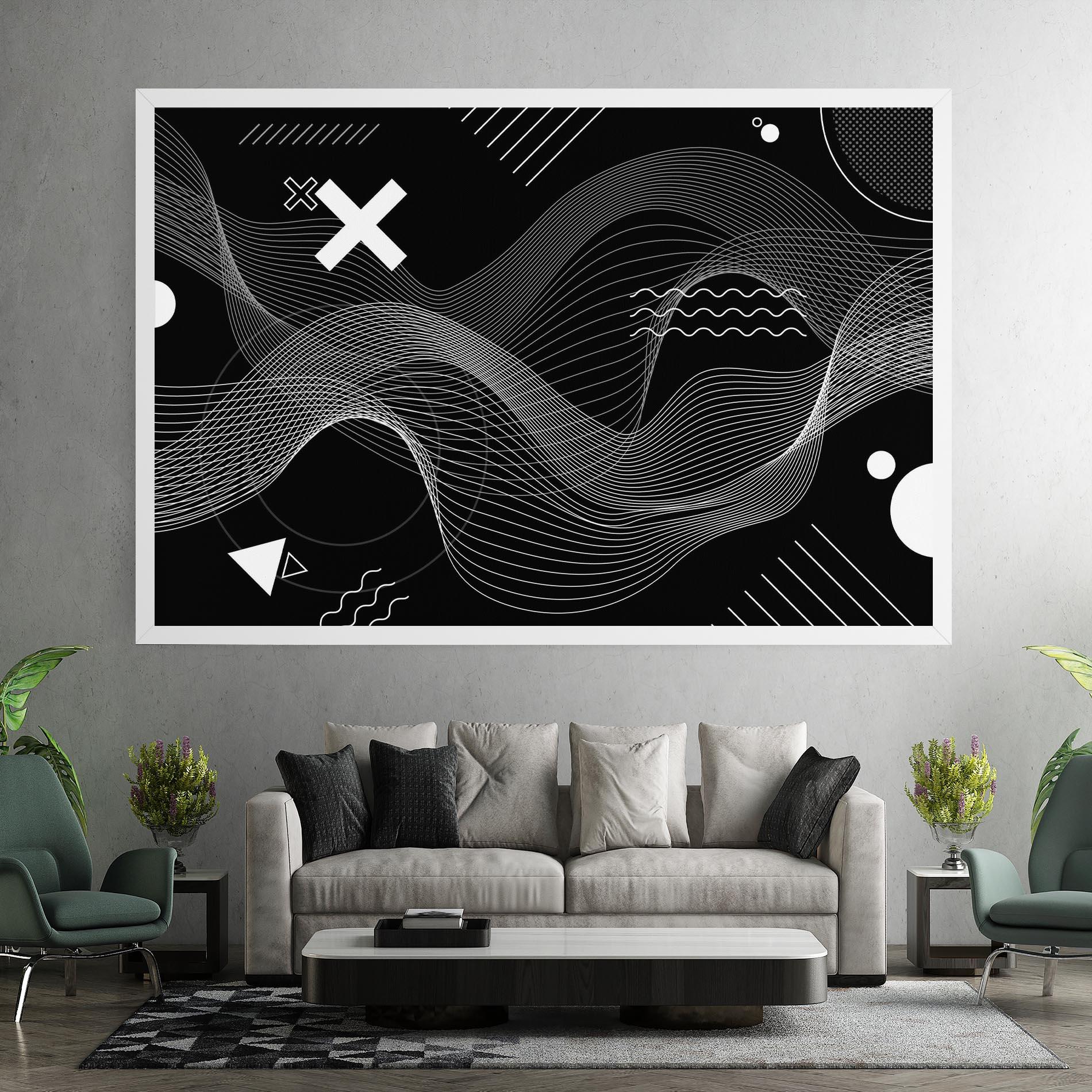 Tablou Canvas Geometric Lines mockup 7