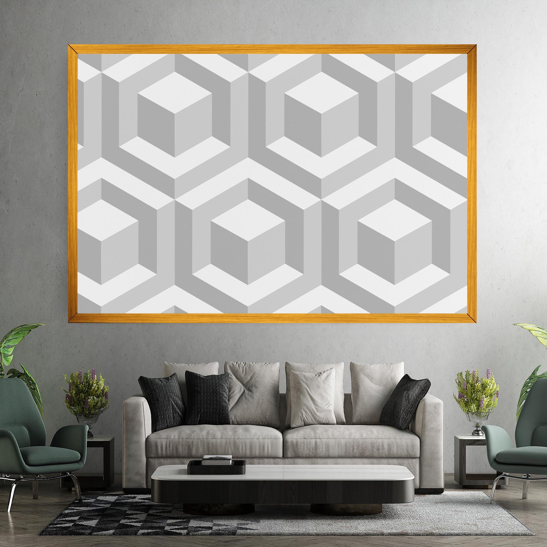 Tablou Canvas 3d Square mockup 7