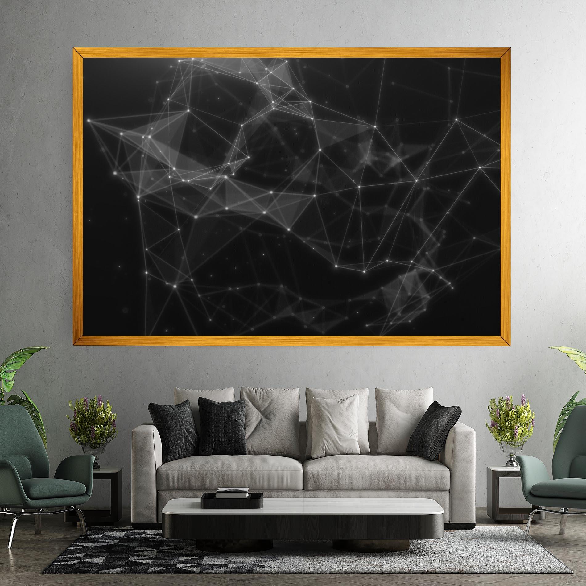 Tablou Canvas Connecting Lines mockup 7