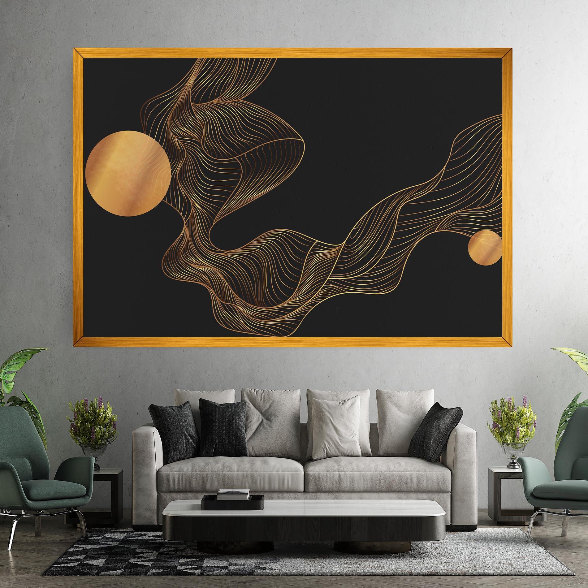 Tablou Canvas Frecventa Abstracta mockup 7