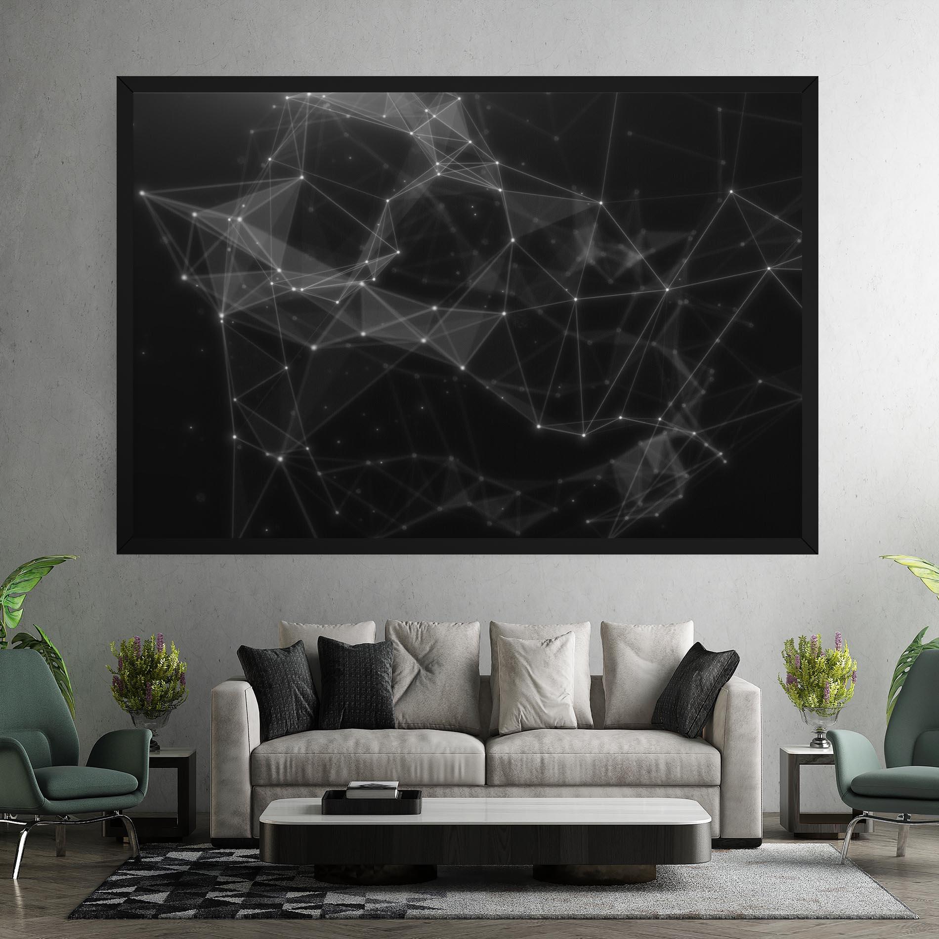 Tablou Canvas Connecting Lines mockup 7