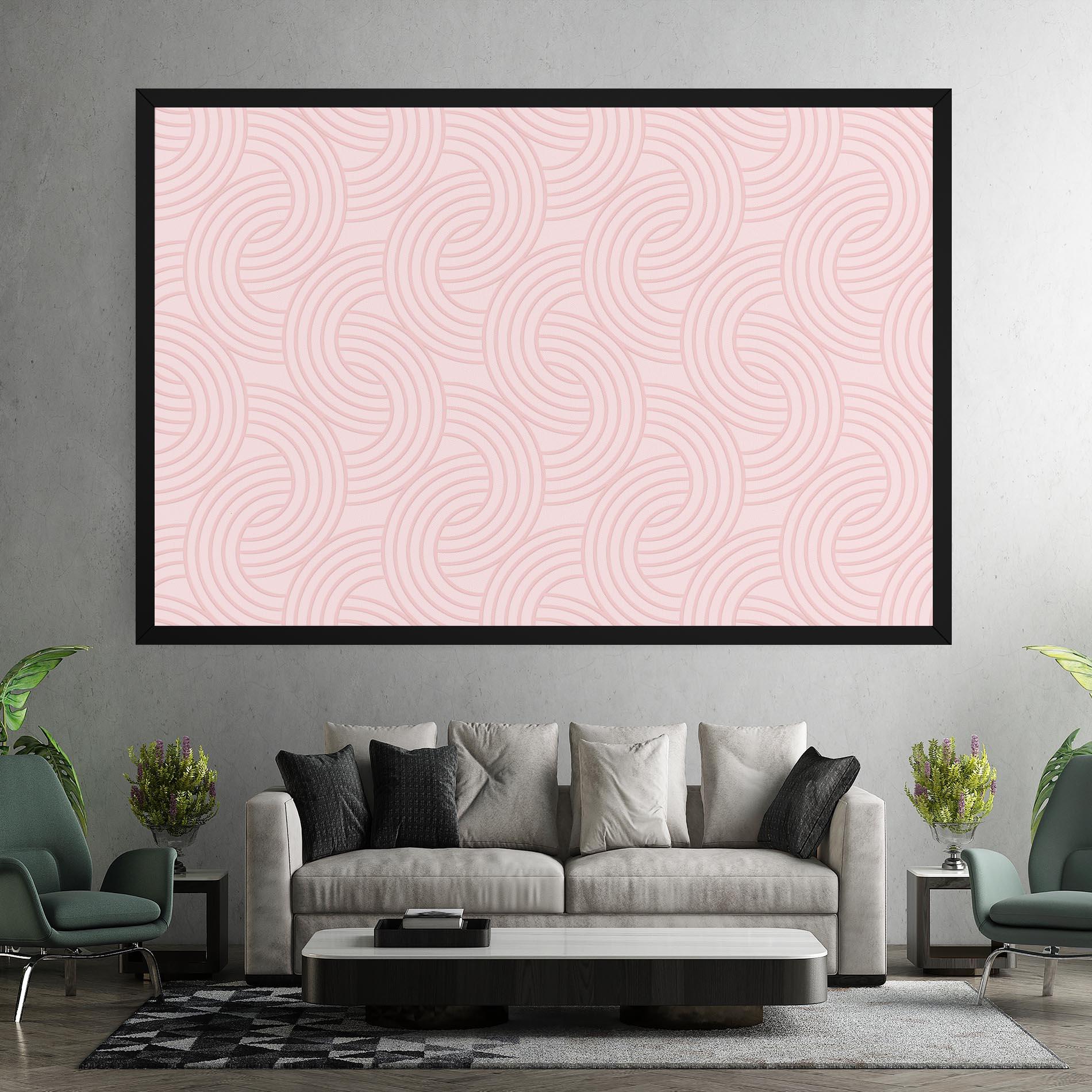 Tablou Canvas Pink Lines mockup 7