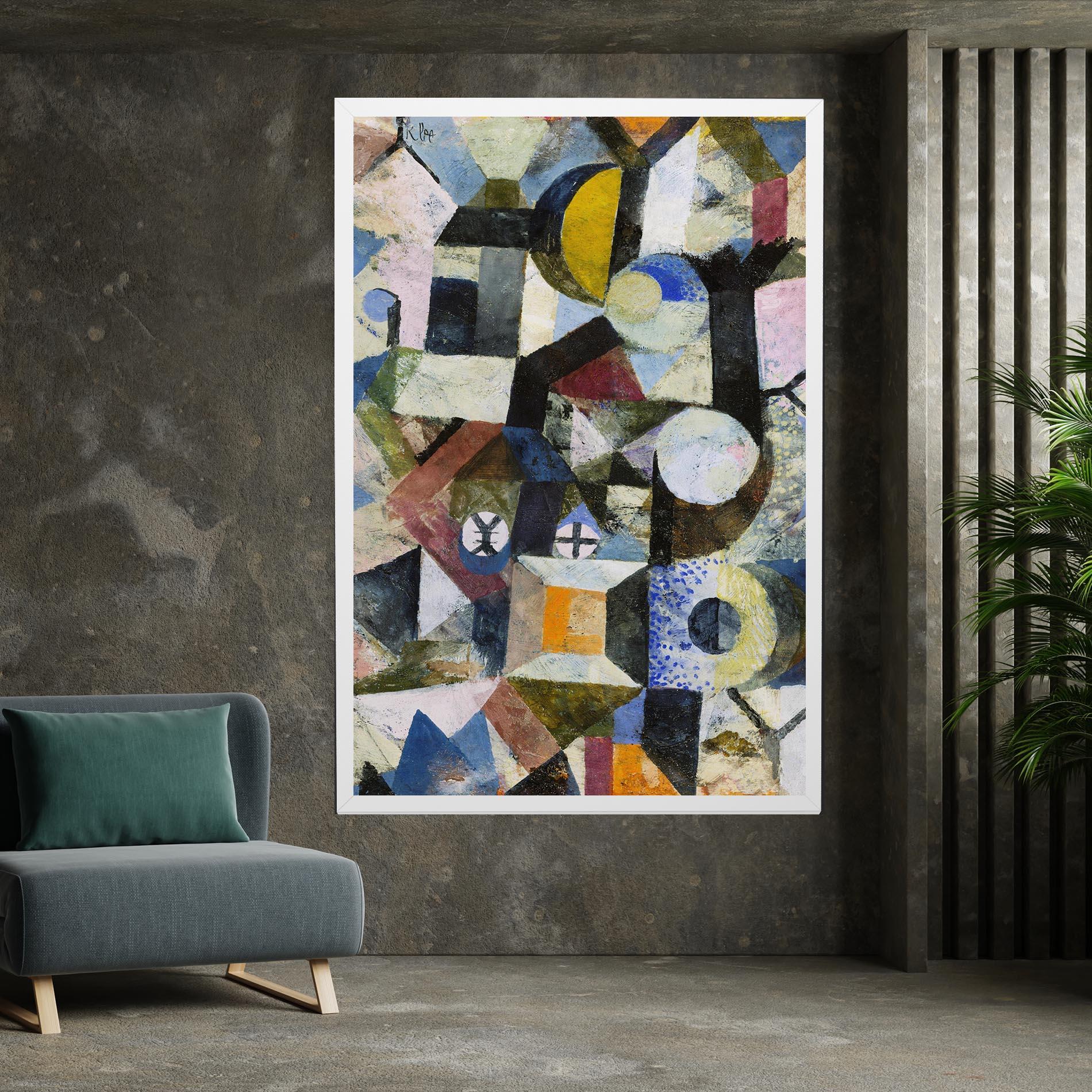 Tablou Canvas Abstract Geometric mockup 7