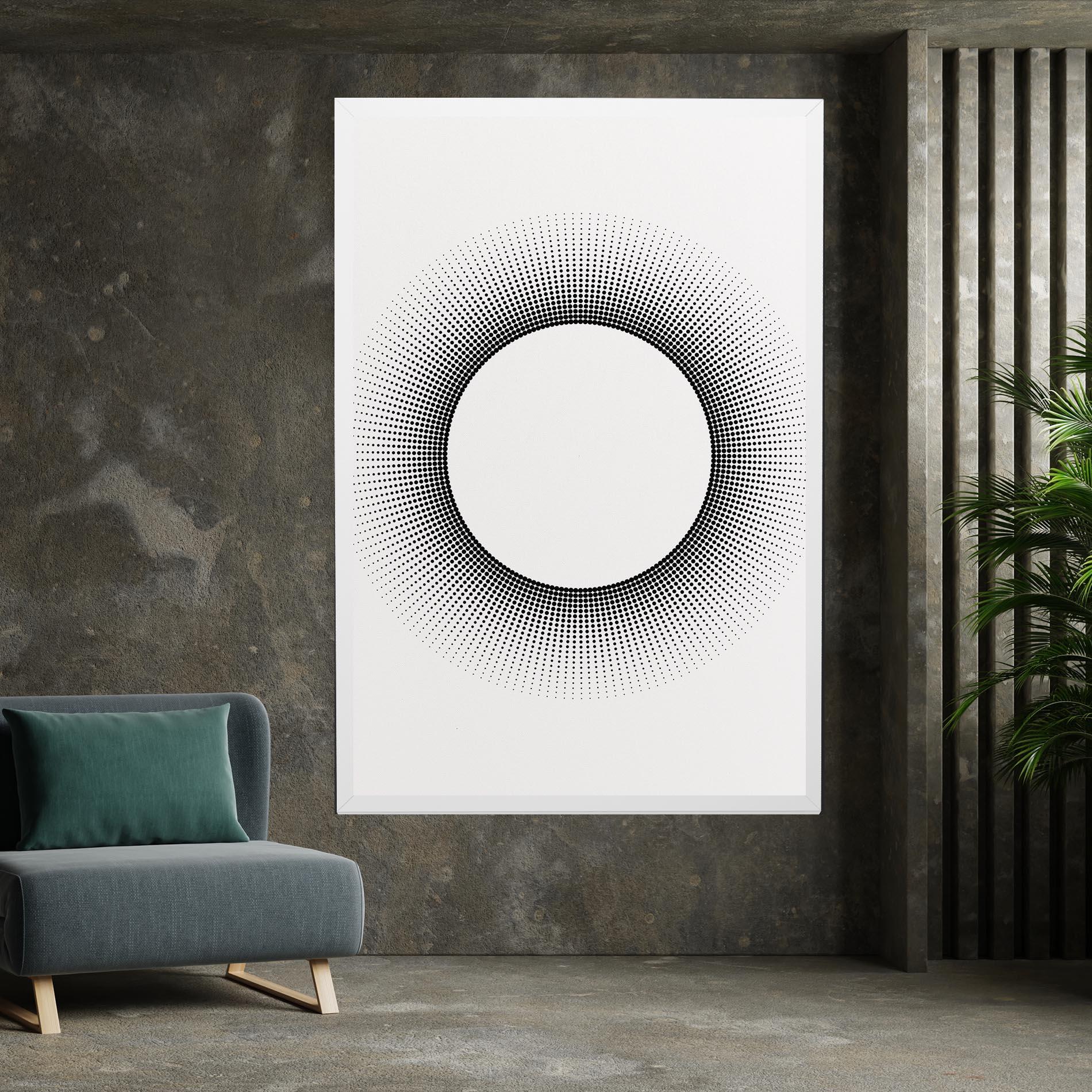 Tablou Canvas White Center mockup 7