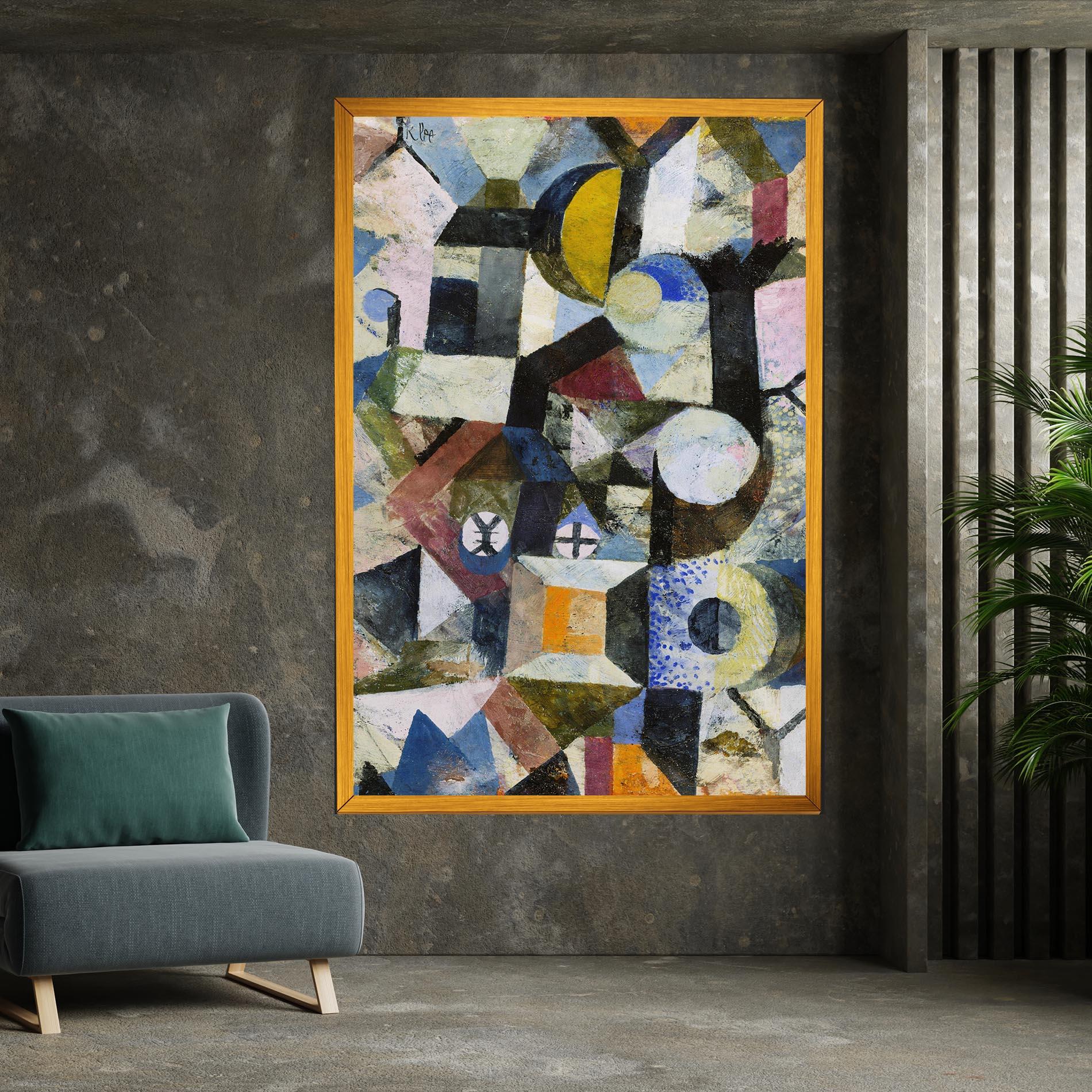 Tablou Canvas Abstract Geometric mockup 7