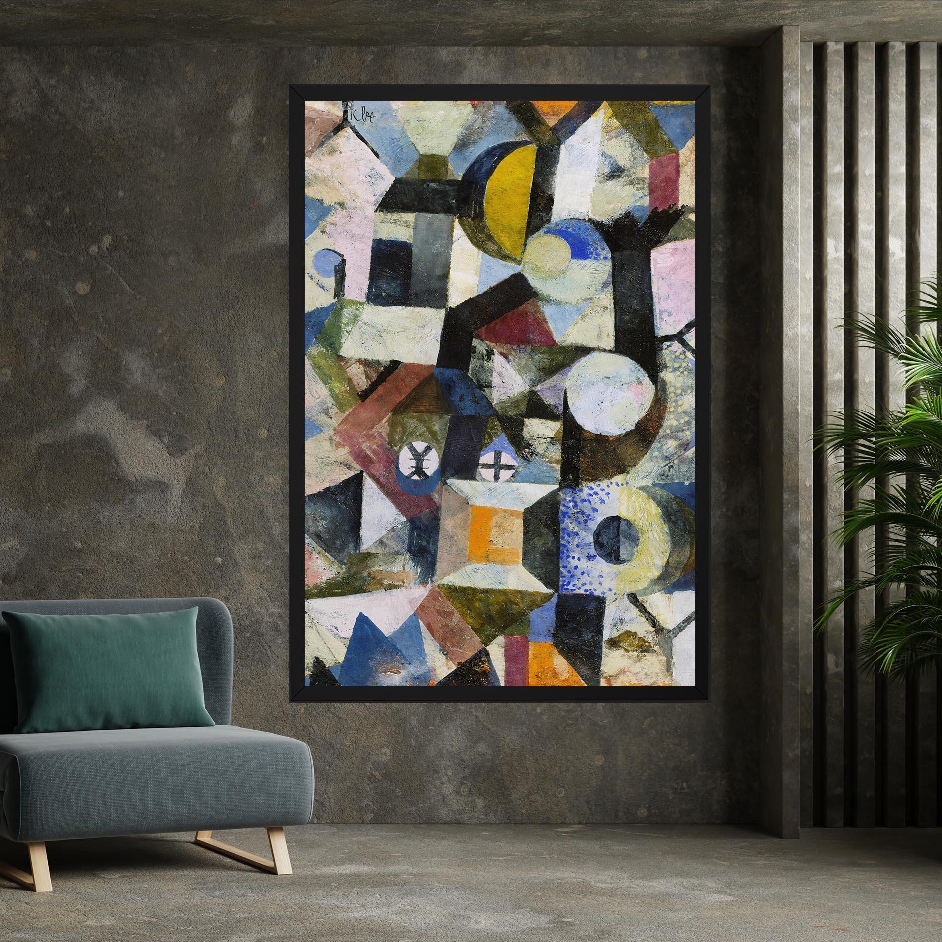 Tablou Canvas Abstract Geometric mockup 7