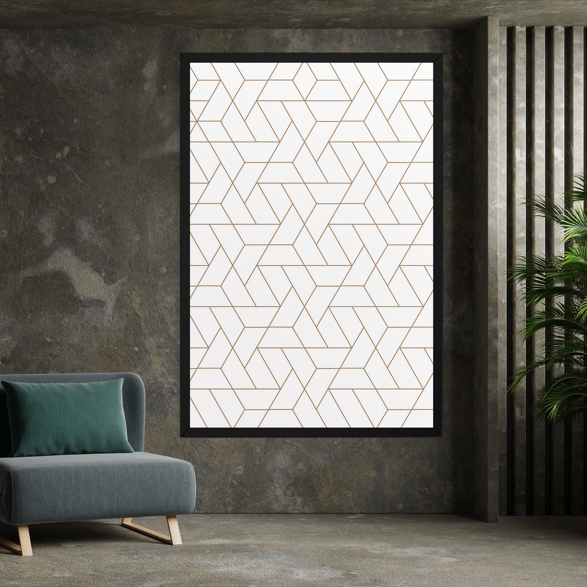 Tablou Canvas Triangular Shape mockup 7