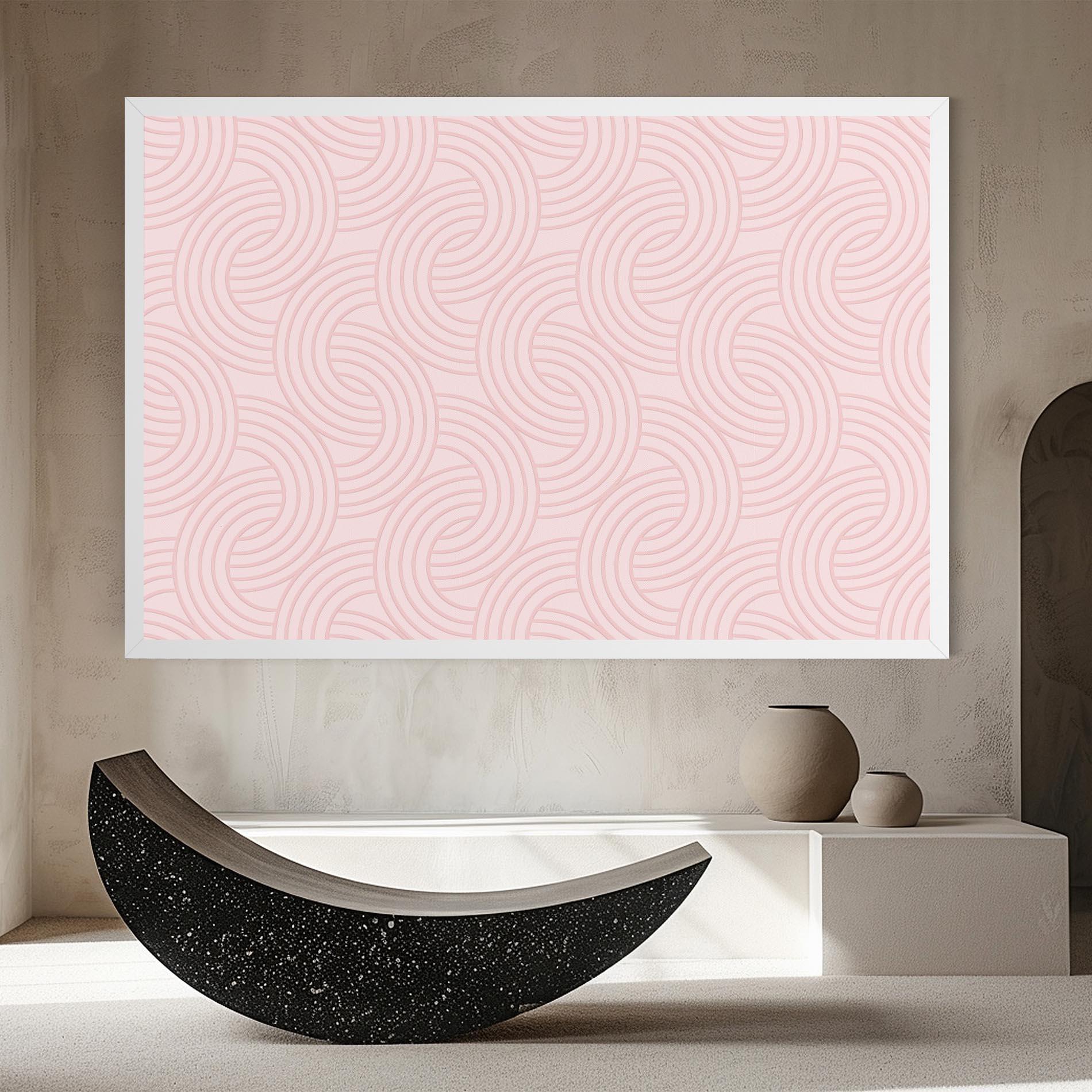 Tablou Canvas Pink Lines mockup 8