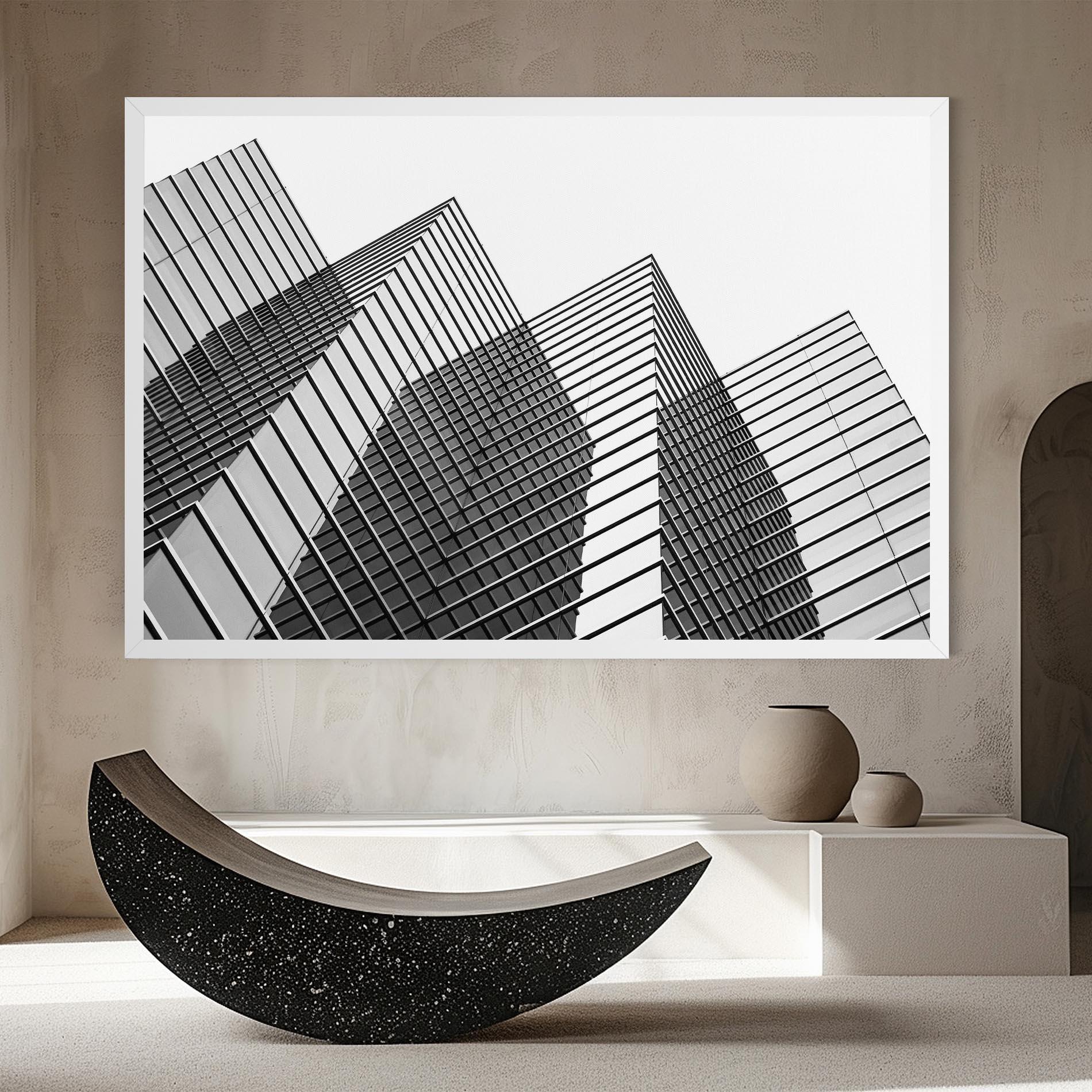 Tablou Canvas Square Building mockup 8