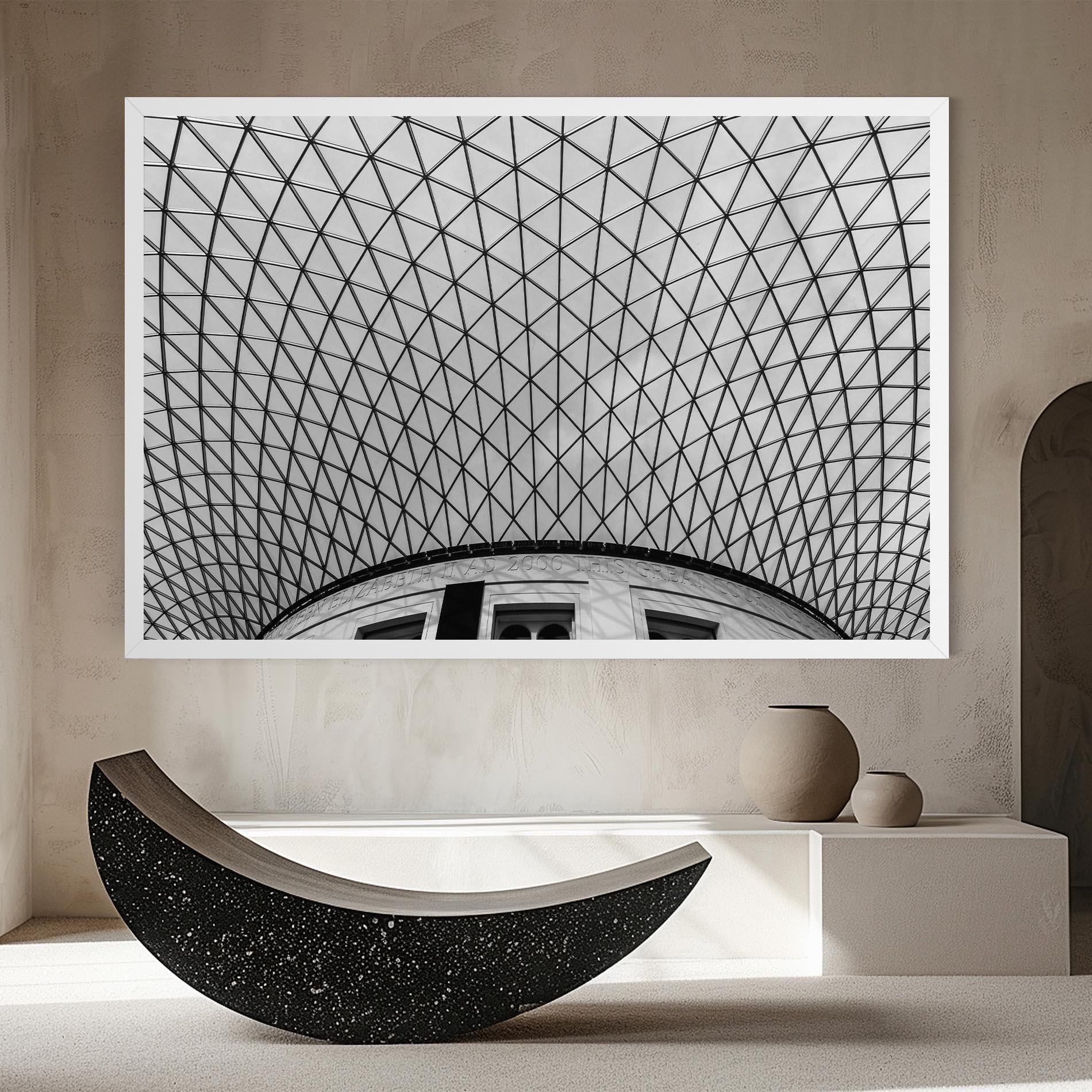 Tablou Canvas Triangle Ceiling mockup 8