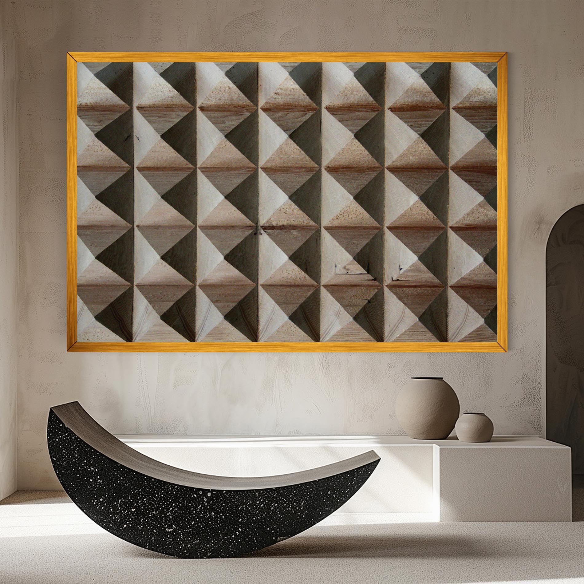 Cream Pyramid mockup 8