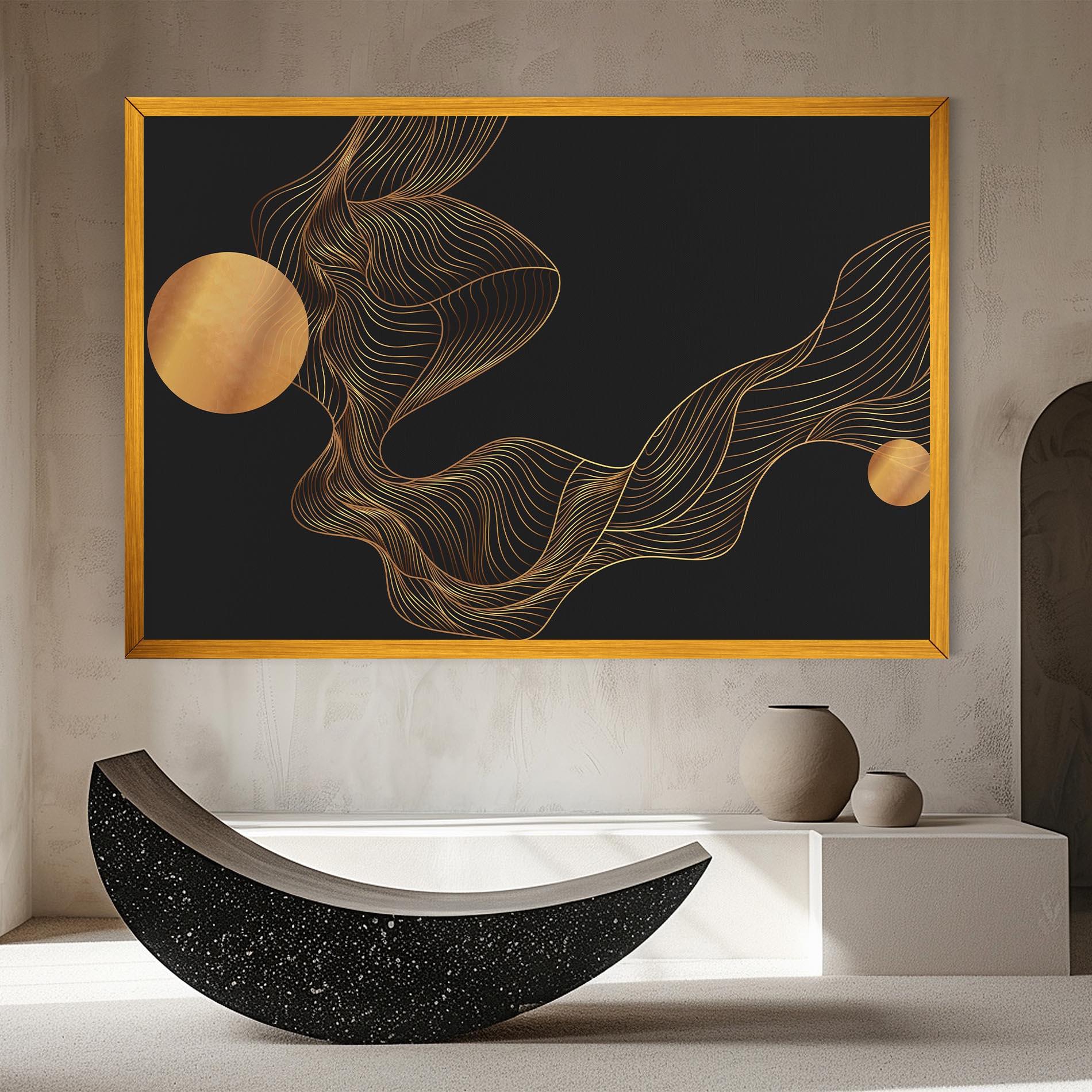 Tablou Canvas Frecventa Abstracta mockup 8