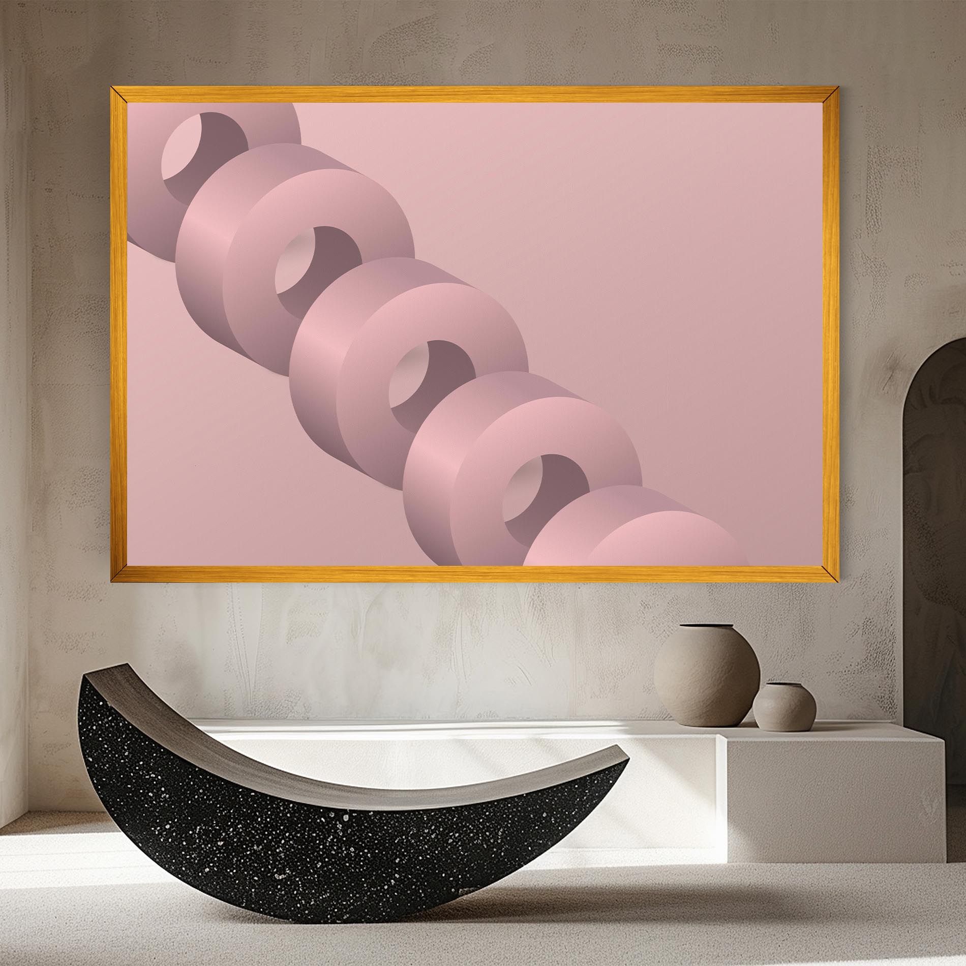 Pink Circle mockup 8