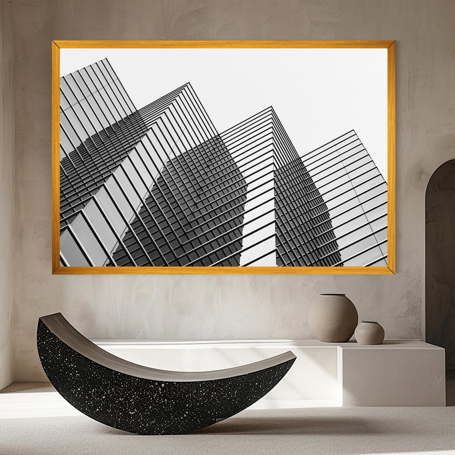 Tablou Canvas Square Building mockup 8