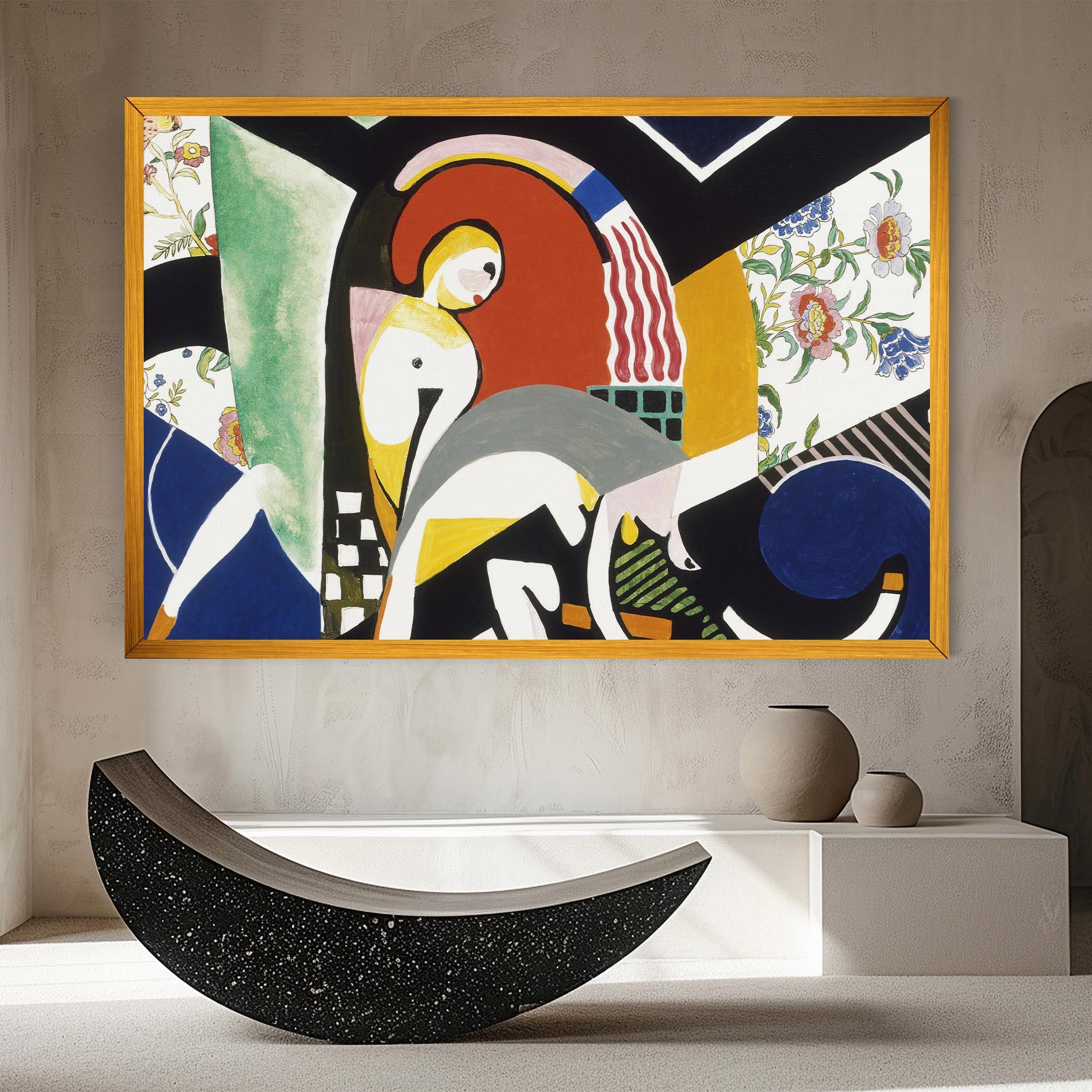 Tablou Canvas Woman Shape Mix mockup 8