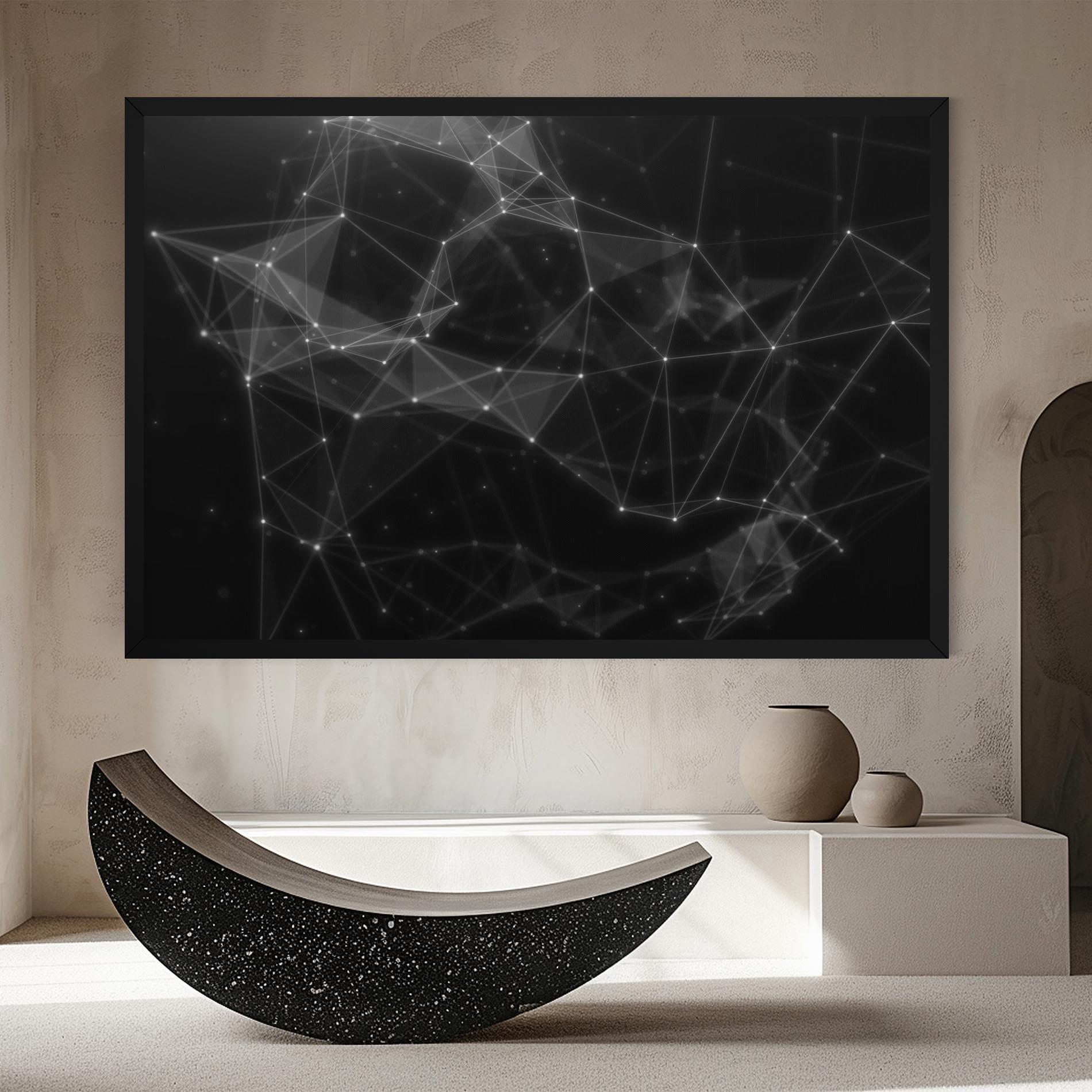 Tablou Canvas Connecting Lines mockup 8