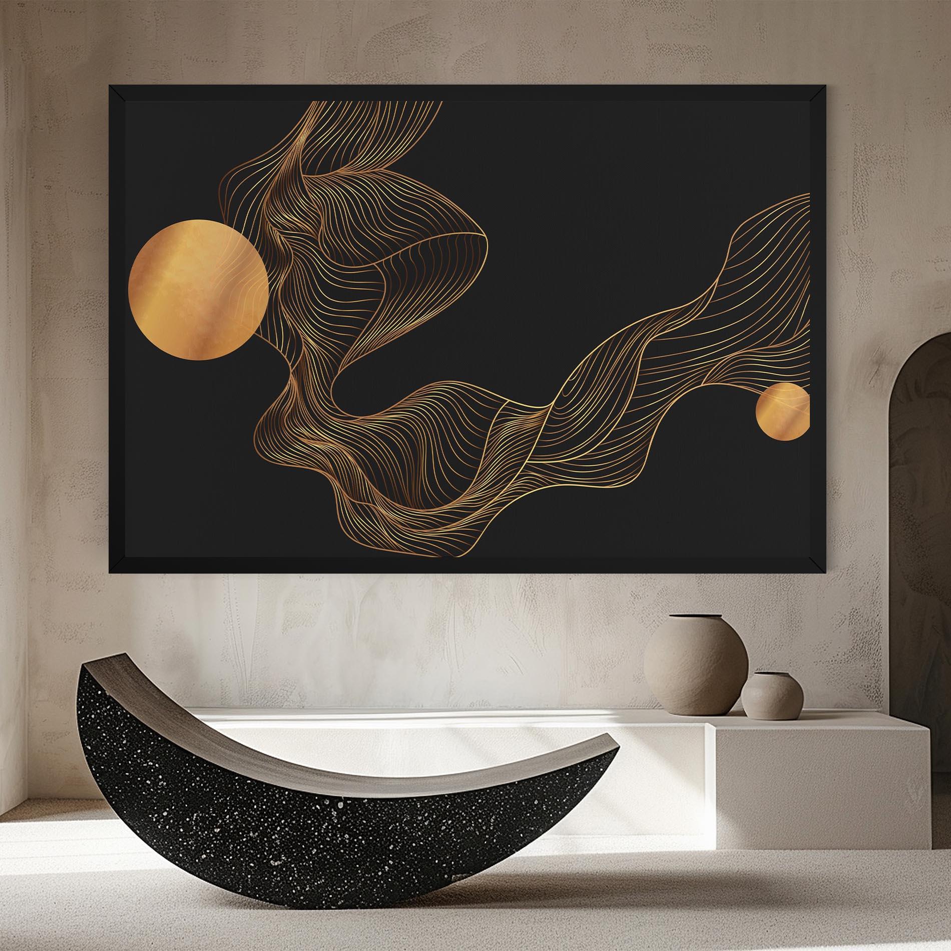 Tablou Canvas Frecventa Abstracta mockup 8