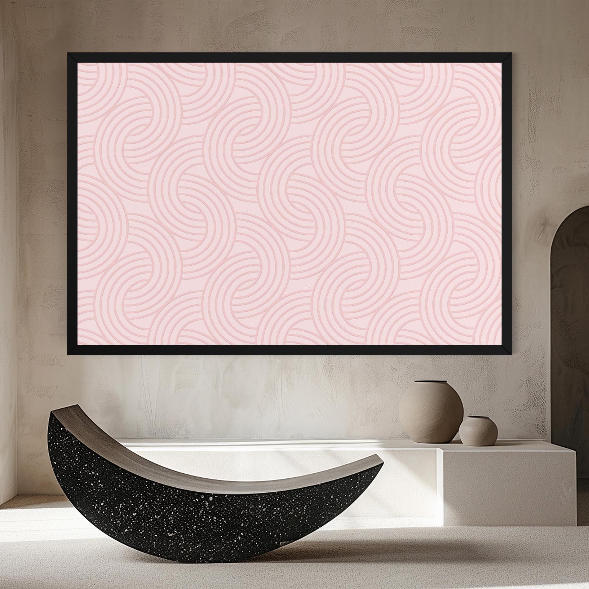 Tablou Canvas Pink Lines mockup 8