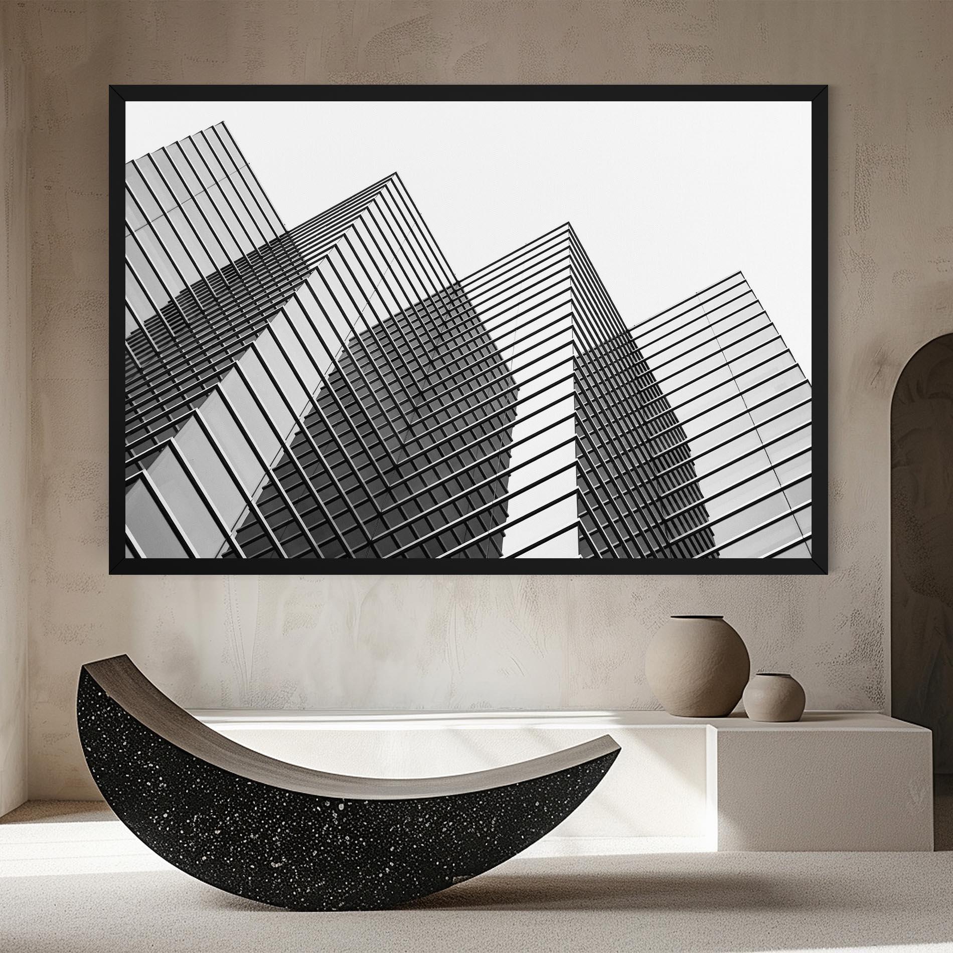 Tablou Canvas Square Building mockup 8