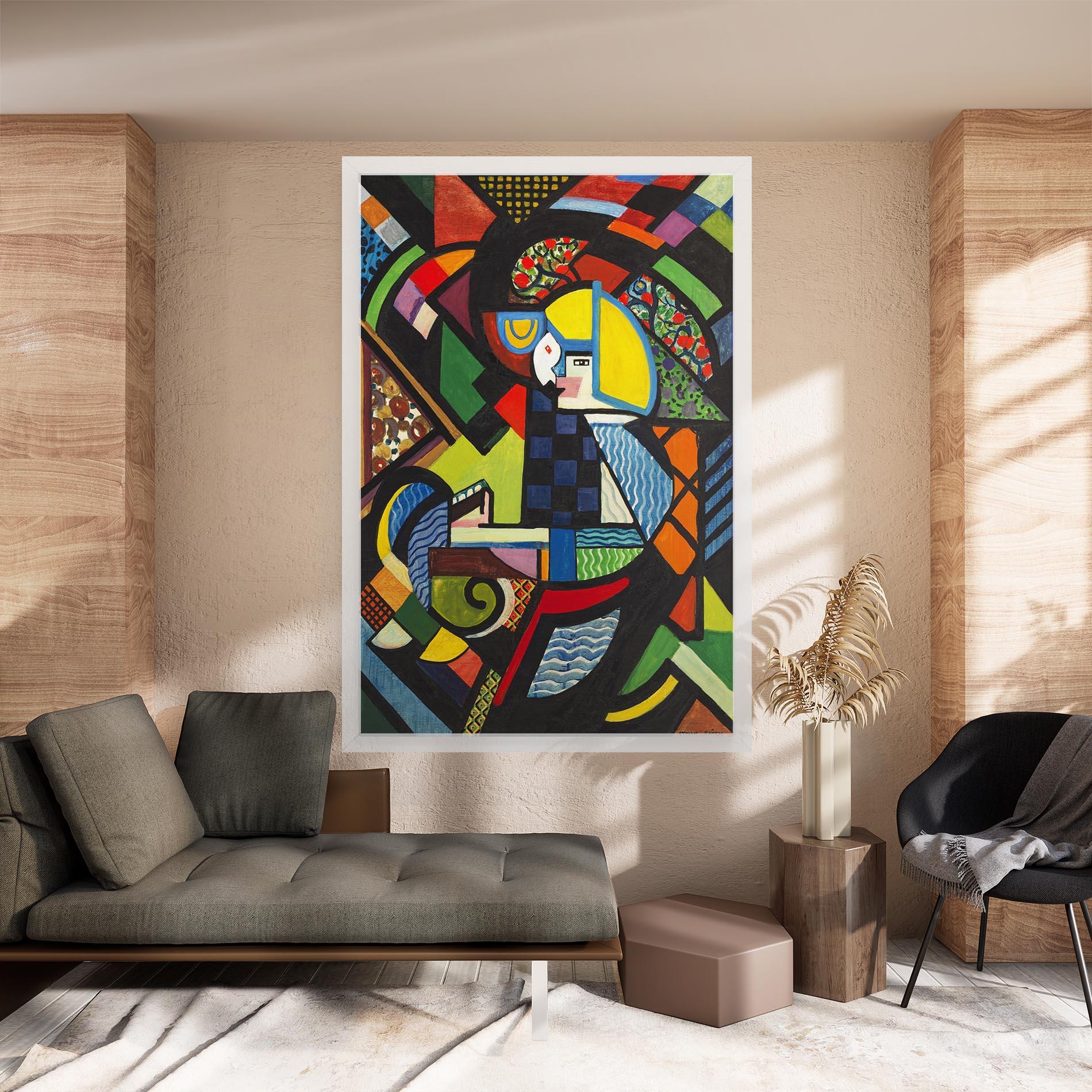 Tablou Canvas Mix Color Shapes mockup 8