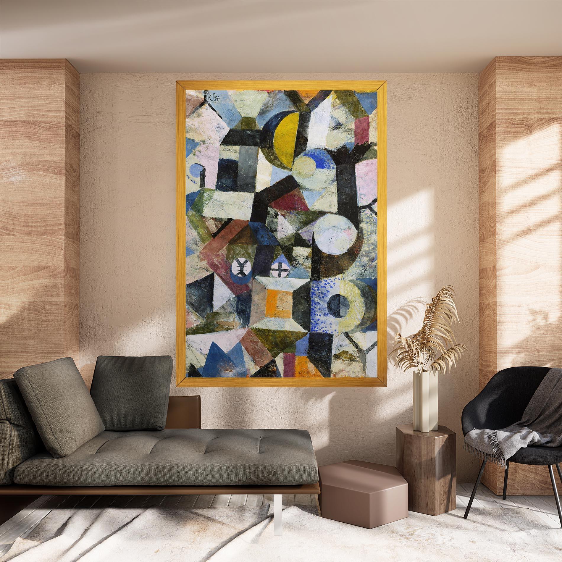 Tablou Canvas Abstract Geometric mockup 8