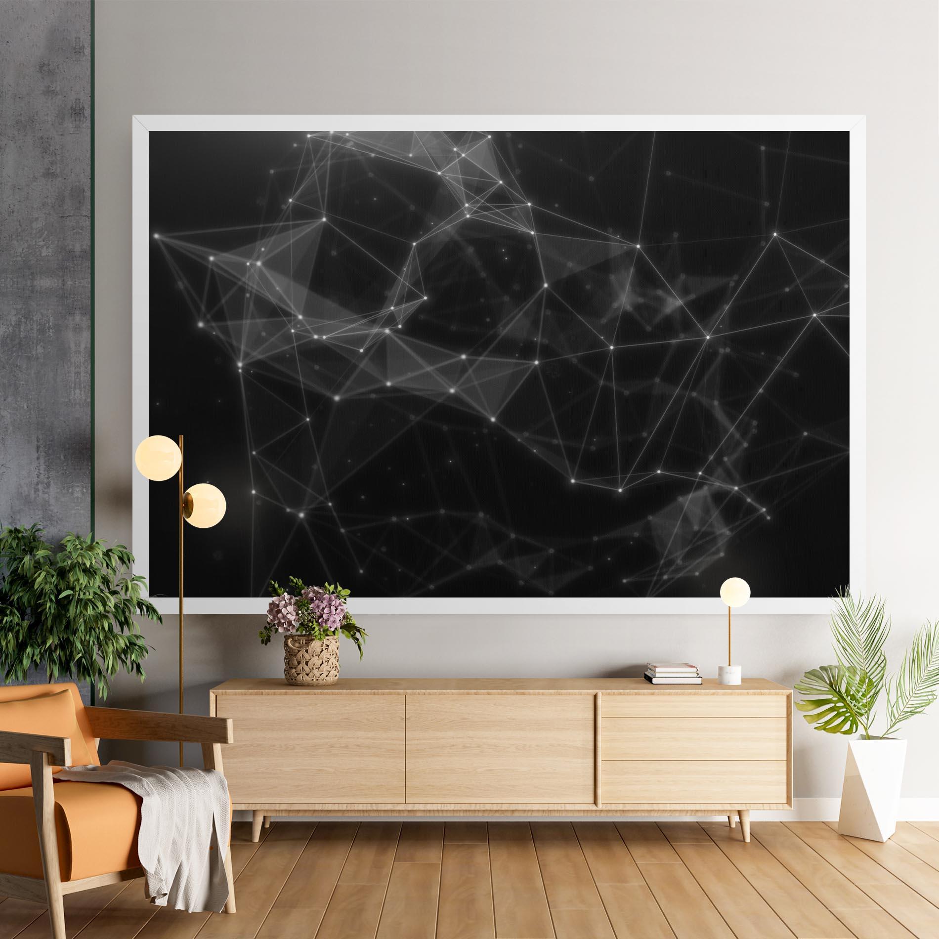 Tablou Canvas Connecting Lines mockup 9