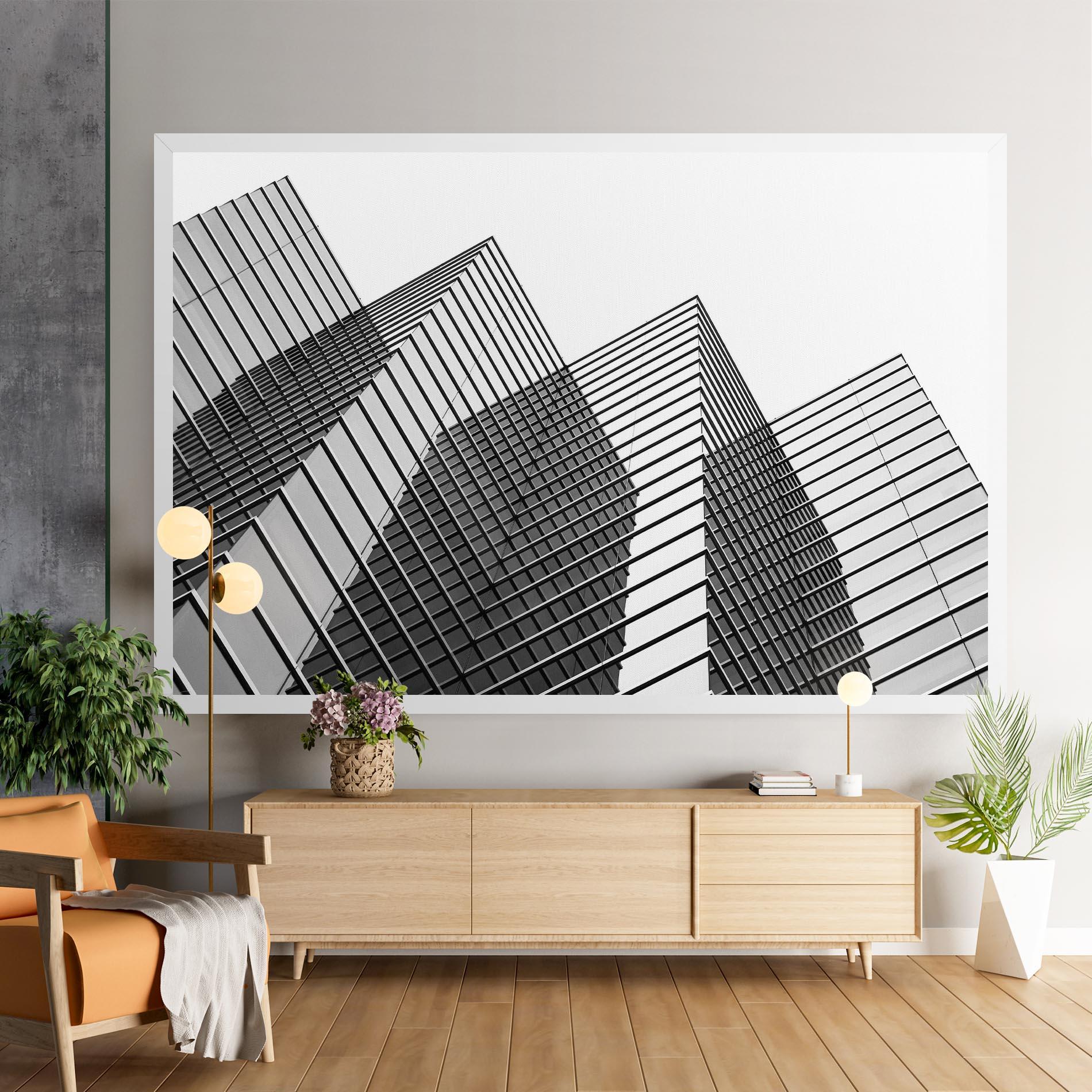 Tablou Canvas Square Building mockup 9