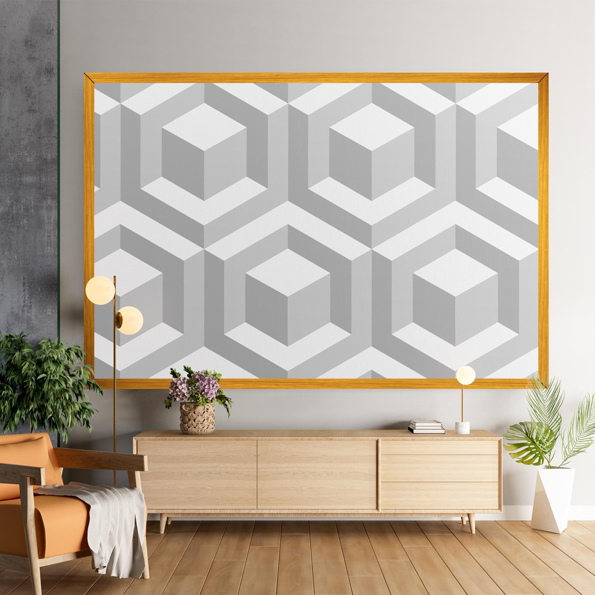 Tablou Canvas 3d Square mockup 9