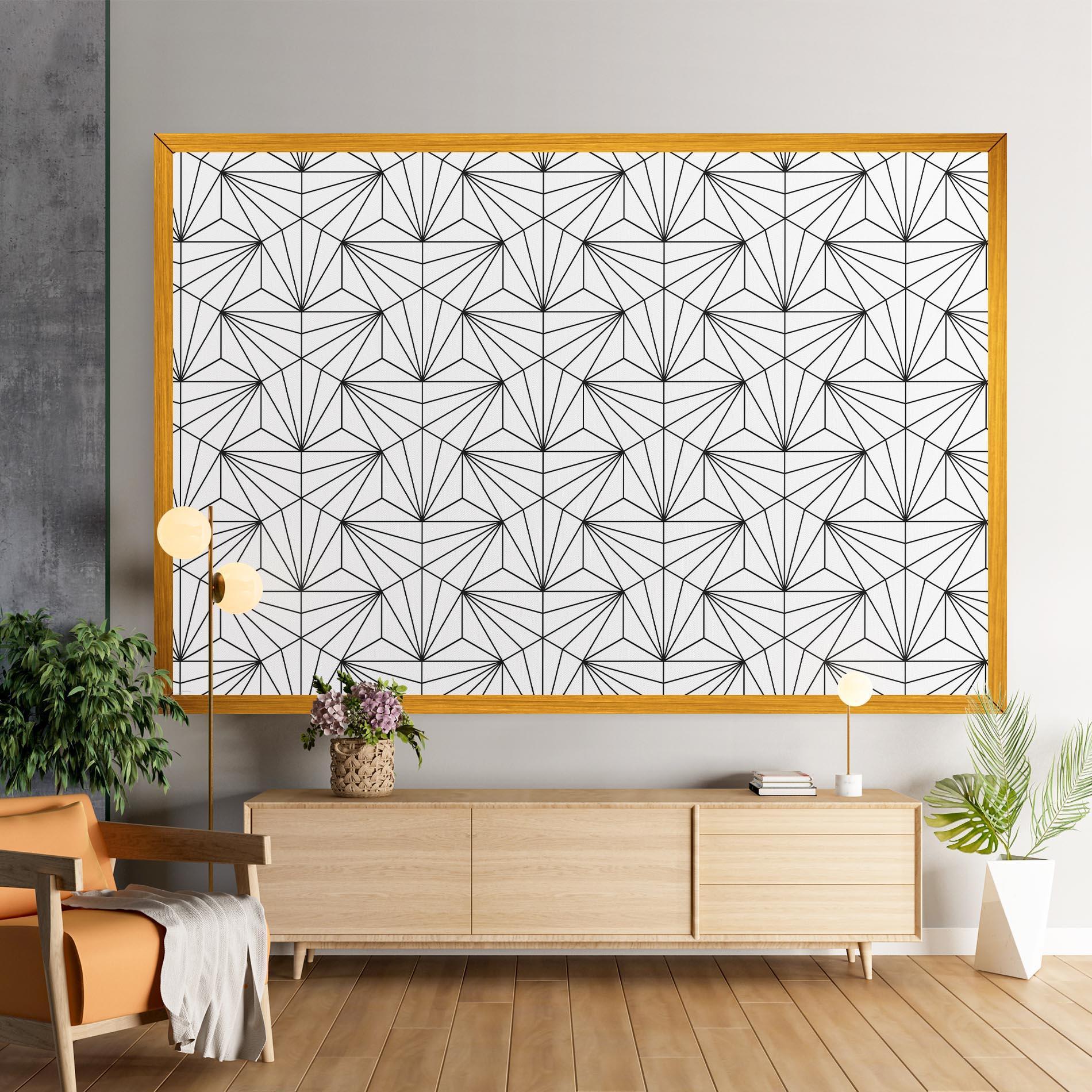 Tablou Canvas Black Triangle mockup 9