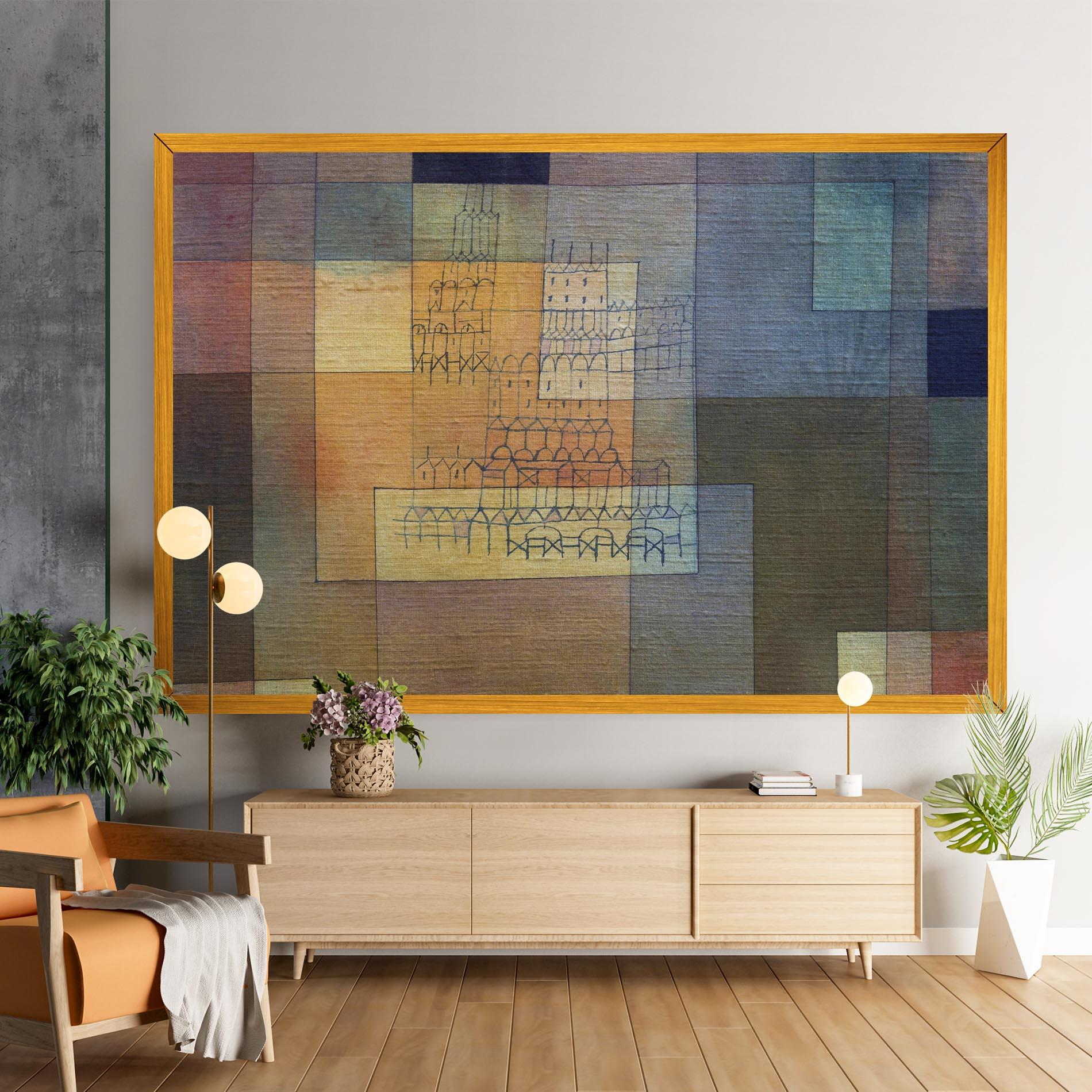 Tablou Canvas Water Color Square mockup 9