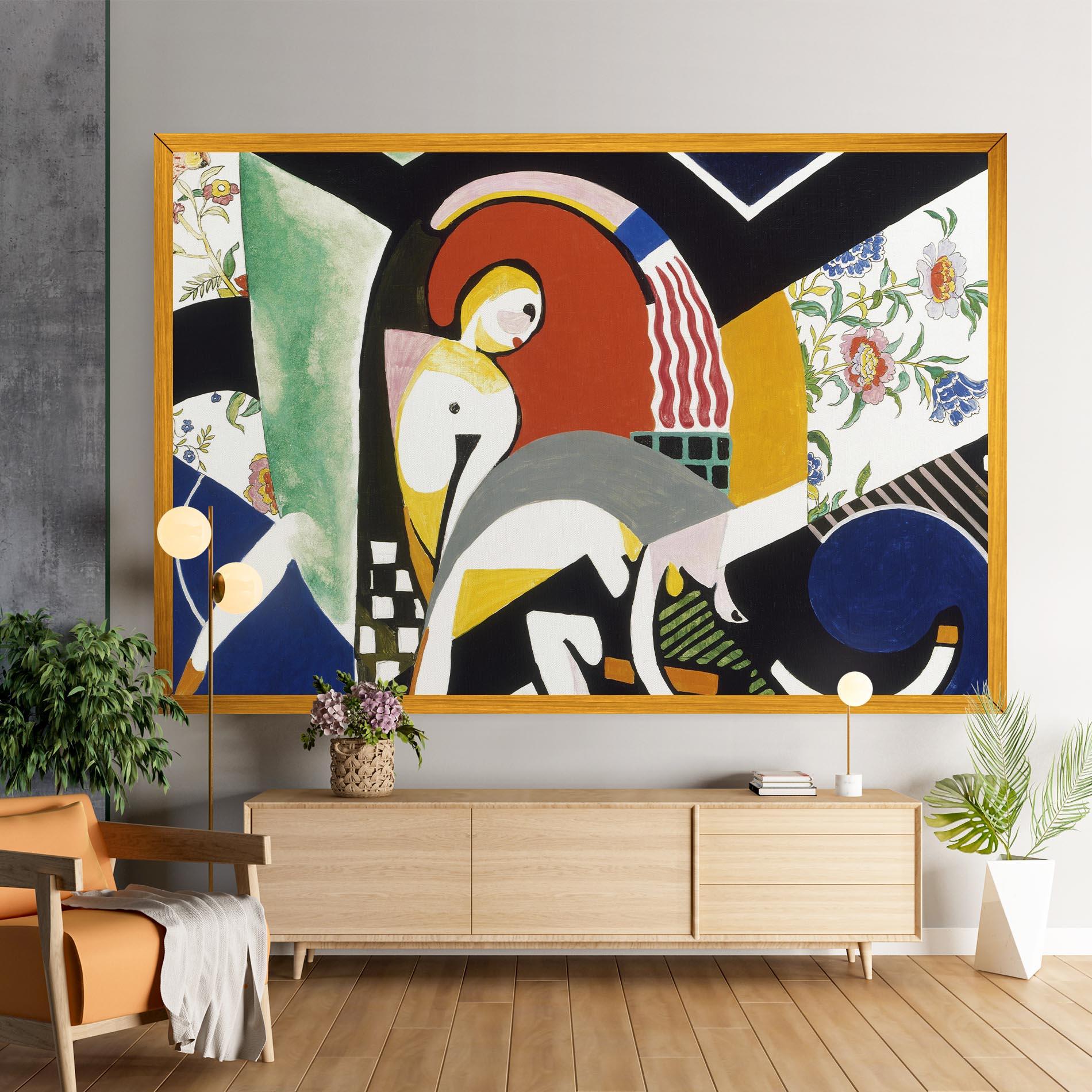 Tablou Canvas Woman Shape Mix mockup 9