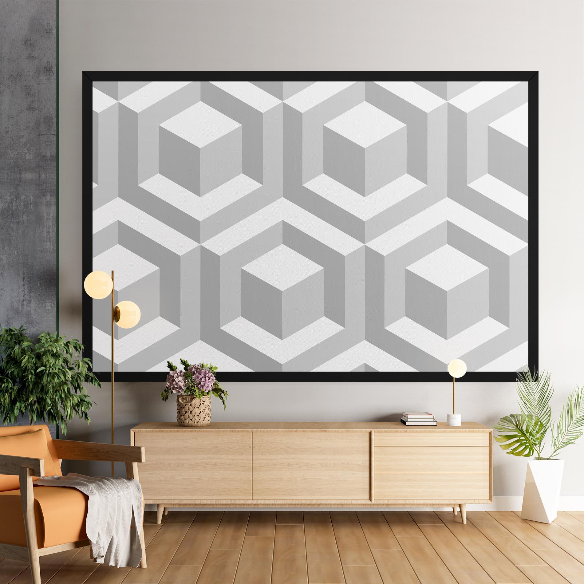 Tablou Canvas 3d Square mockup 9