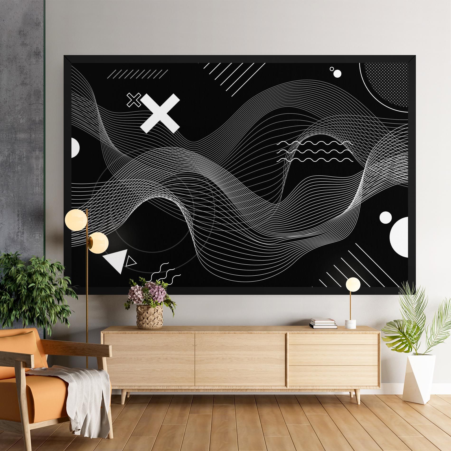 Geometric Lines mockup 9