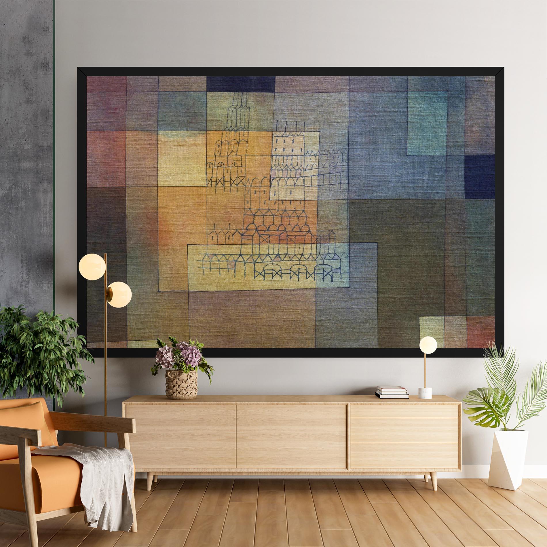 Tablou Canvas Water Color Square mockup 9