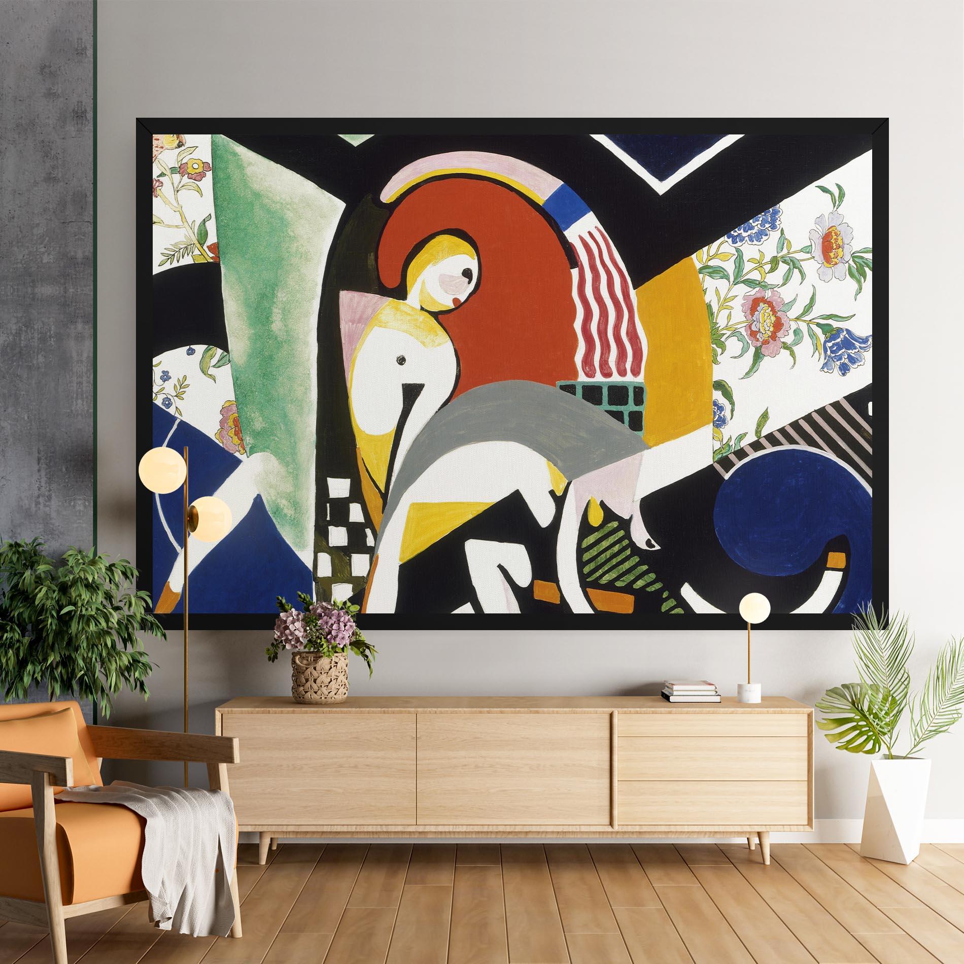 Tablou Canvas Woman Shape Mix mockup 9