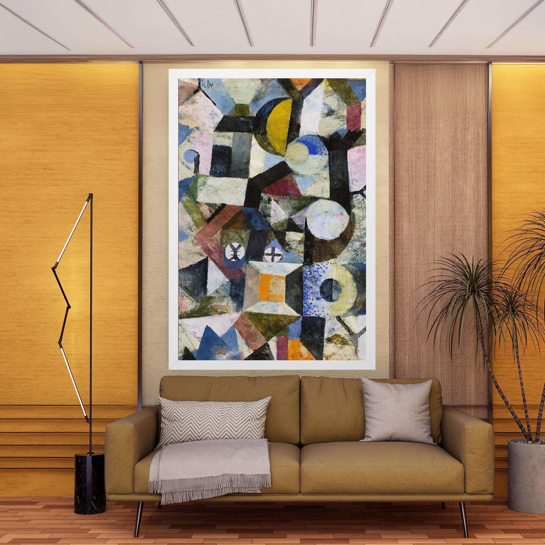 Tablou Canvas Abstract Geometric mockup 9