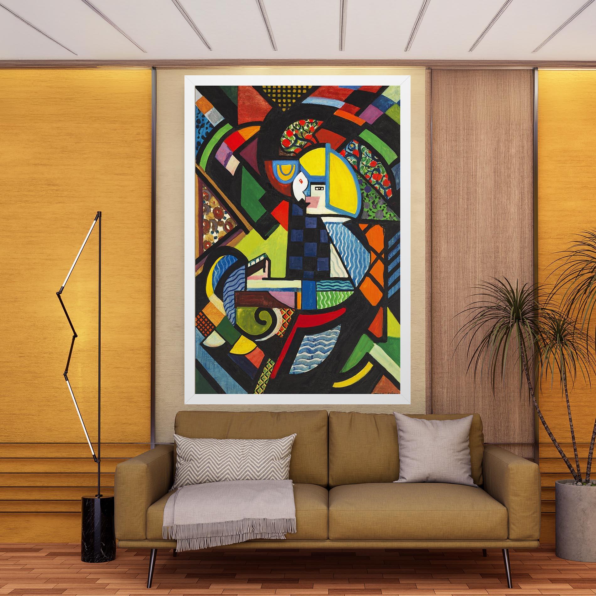 Tablou Canvas Mix Color Shapes mockup 9