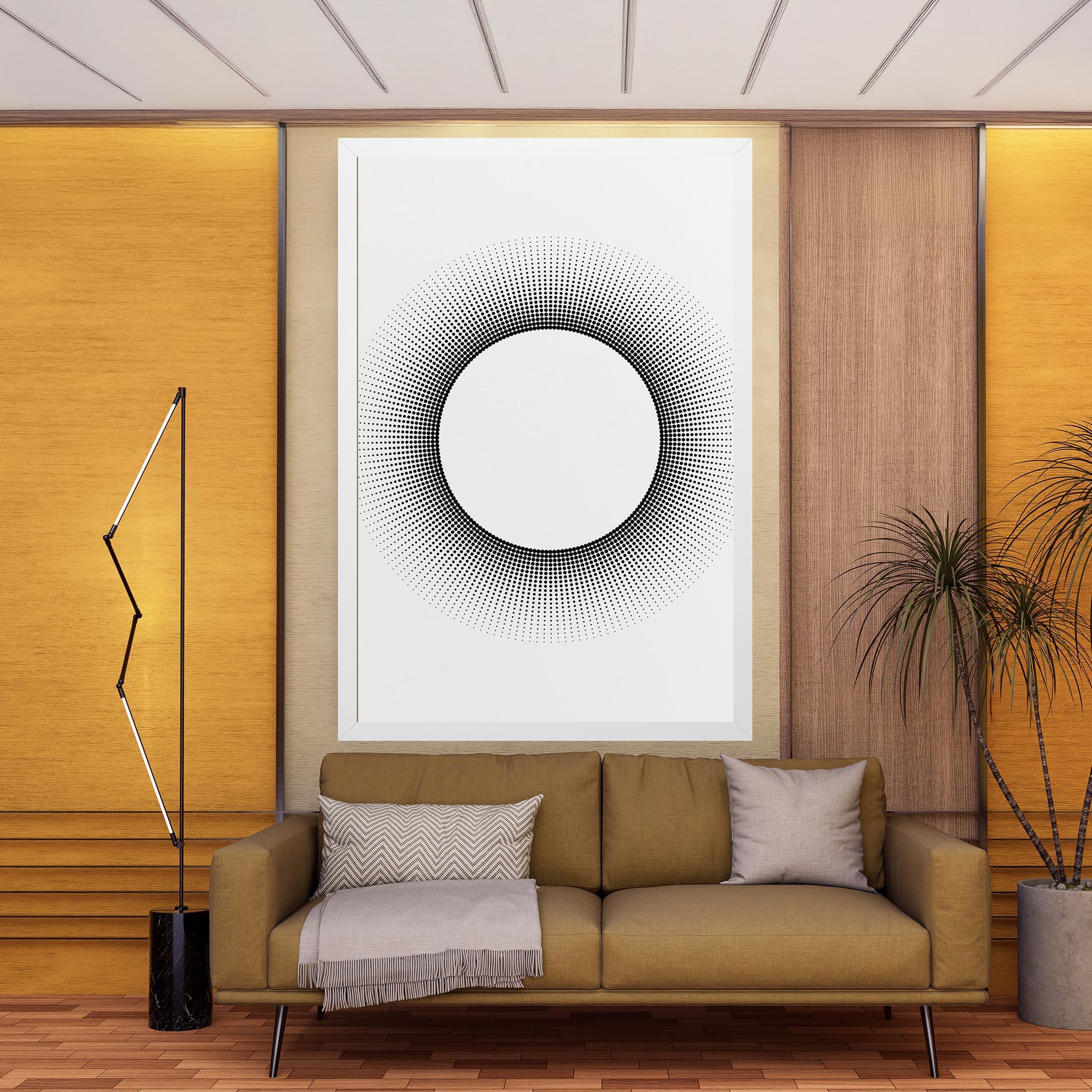 Tablou Canvas White Center mockup 9