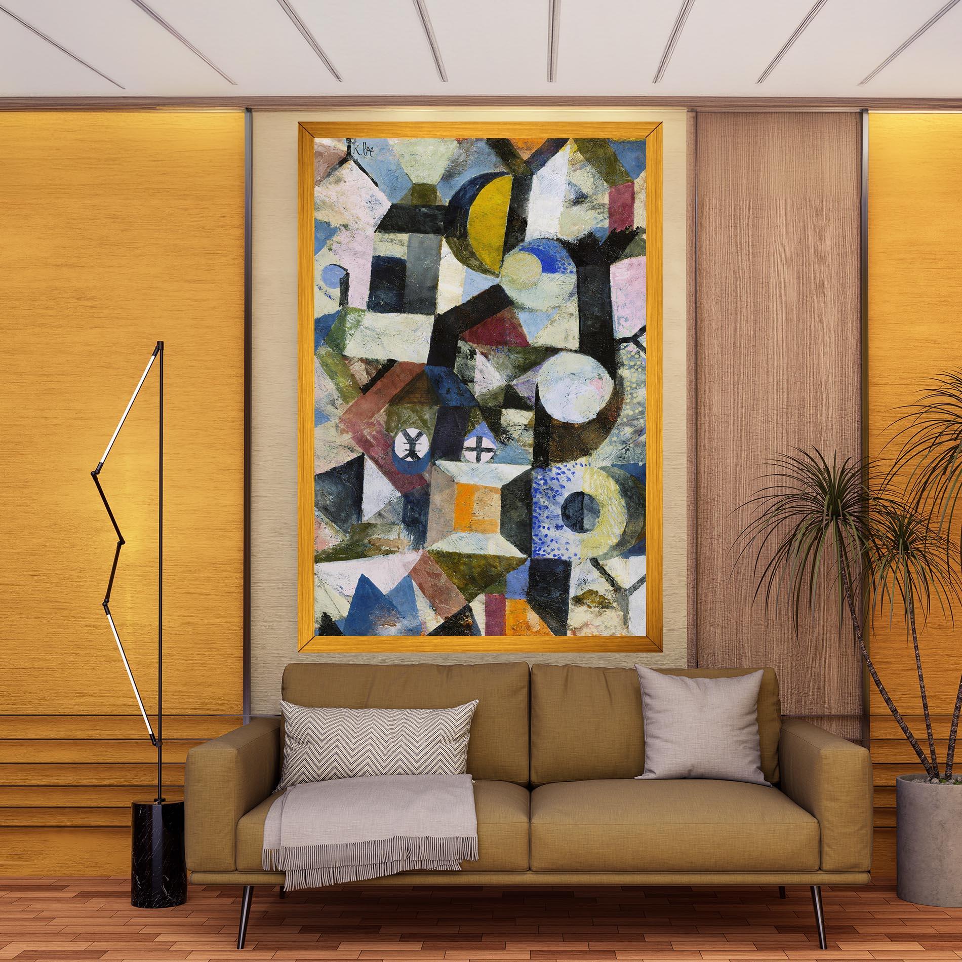 Tablou Canvas Abstract Geometric mockup 9