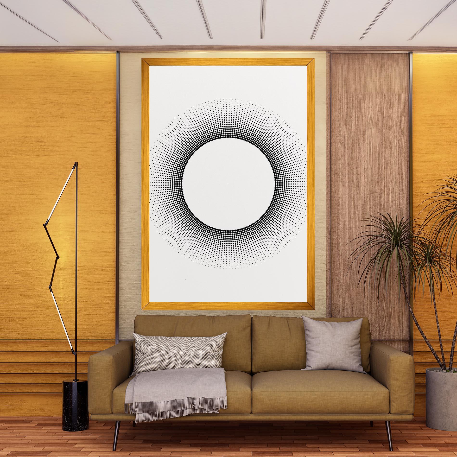 Tablou Canvas White Center mockup 9