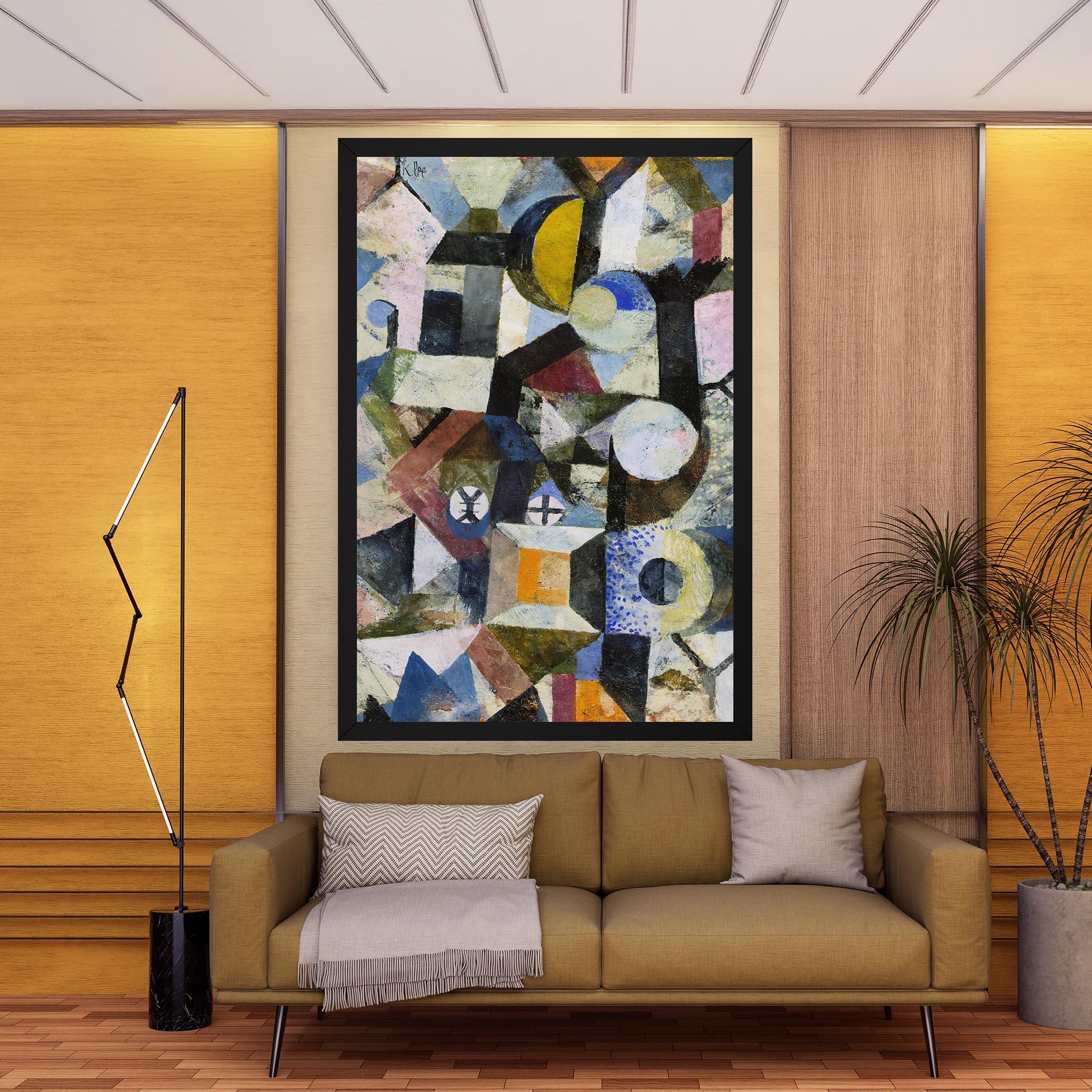 Tablou Canvas Abstract Geometric mockup 9