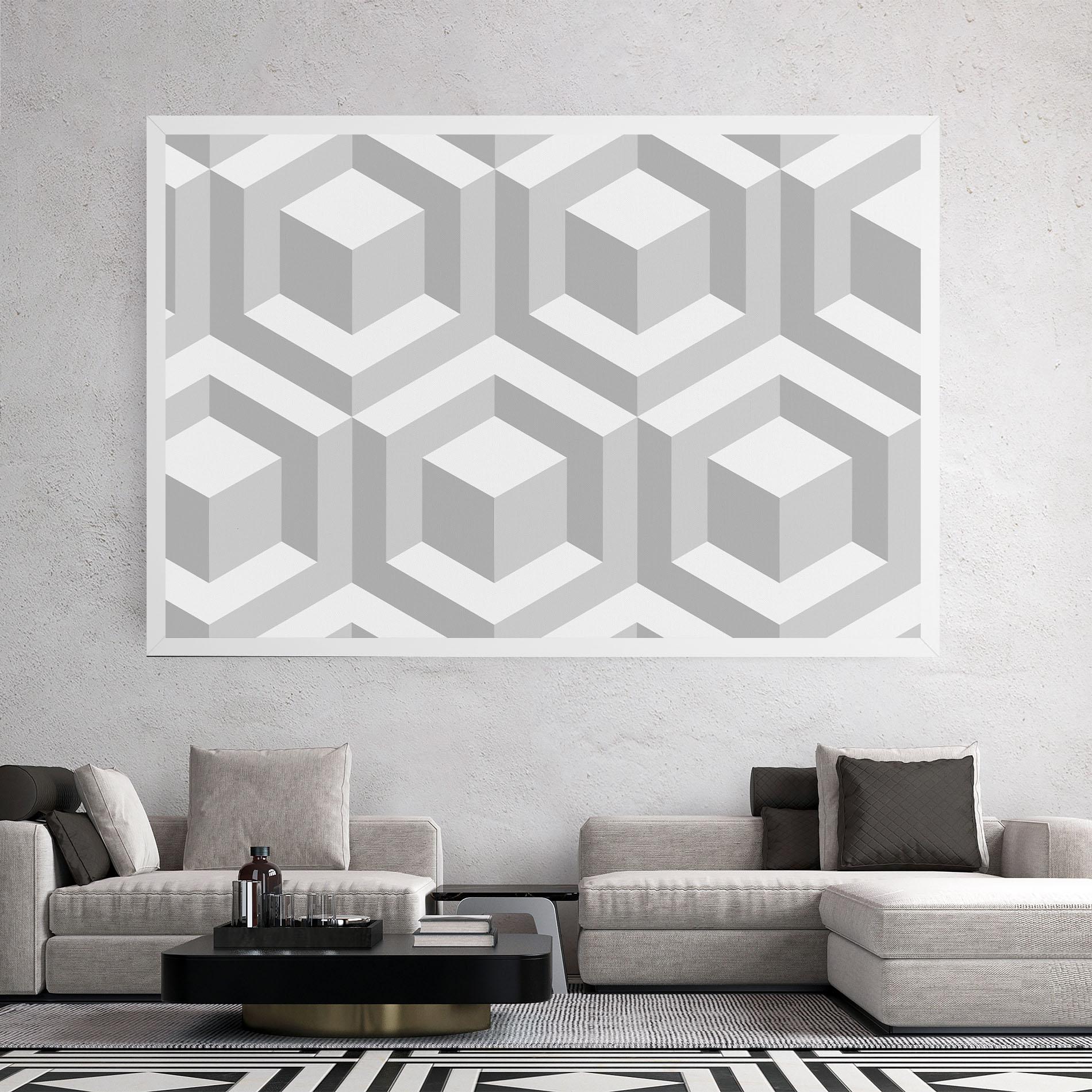 Tablou Canvas 3d Square mockup 2