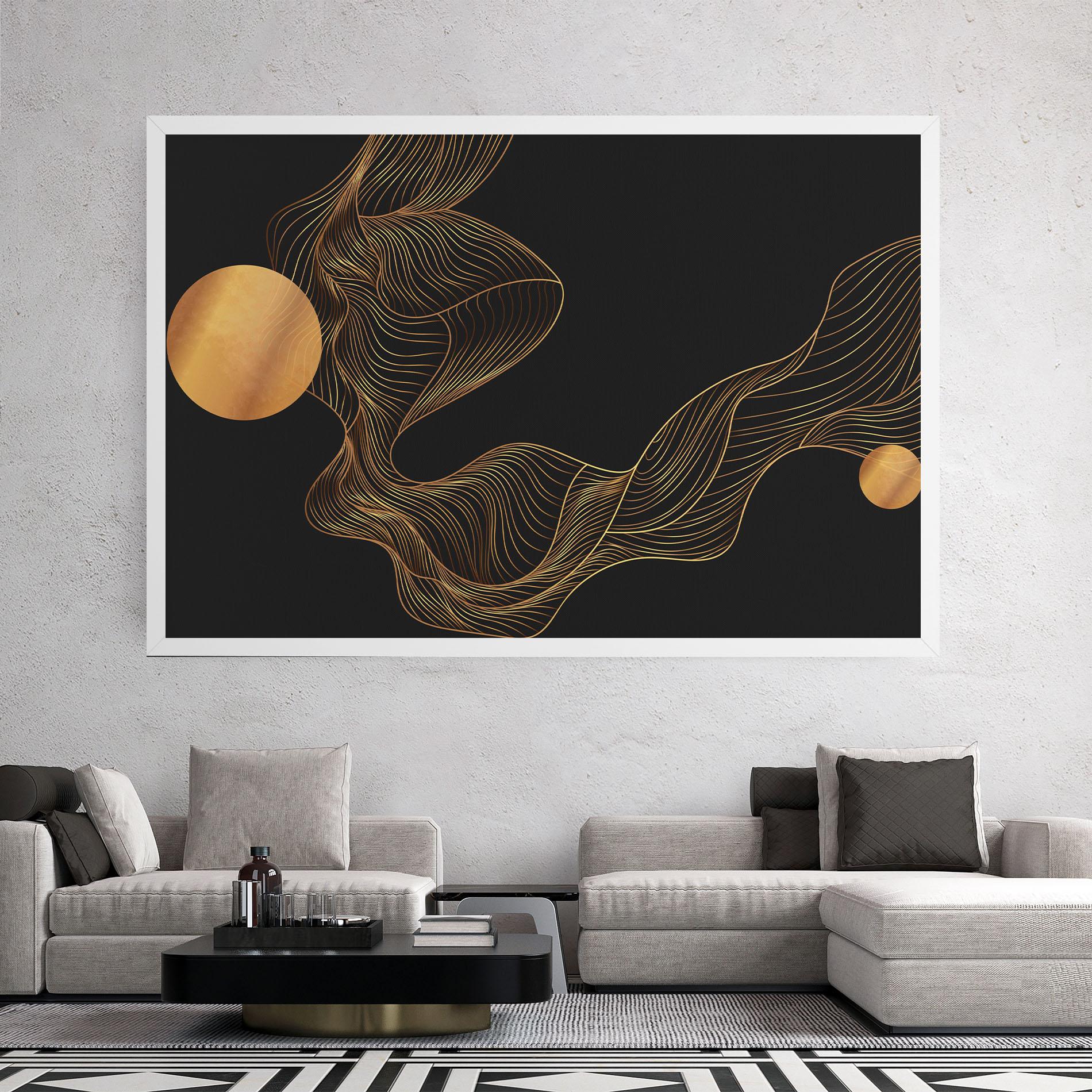 Tablou Canvas Frecventa Abstracta mockup 2