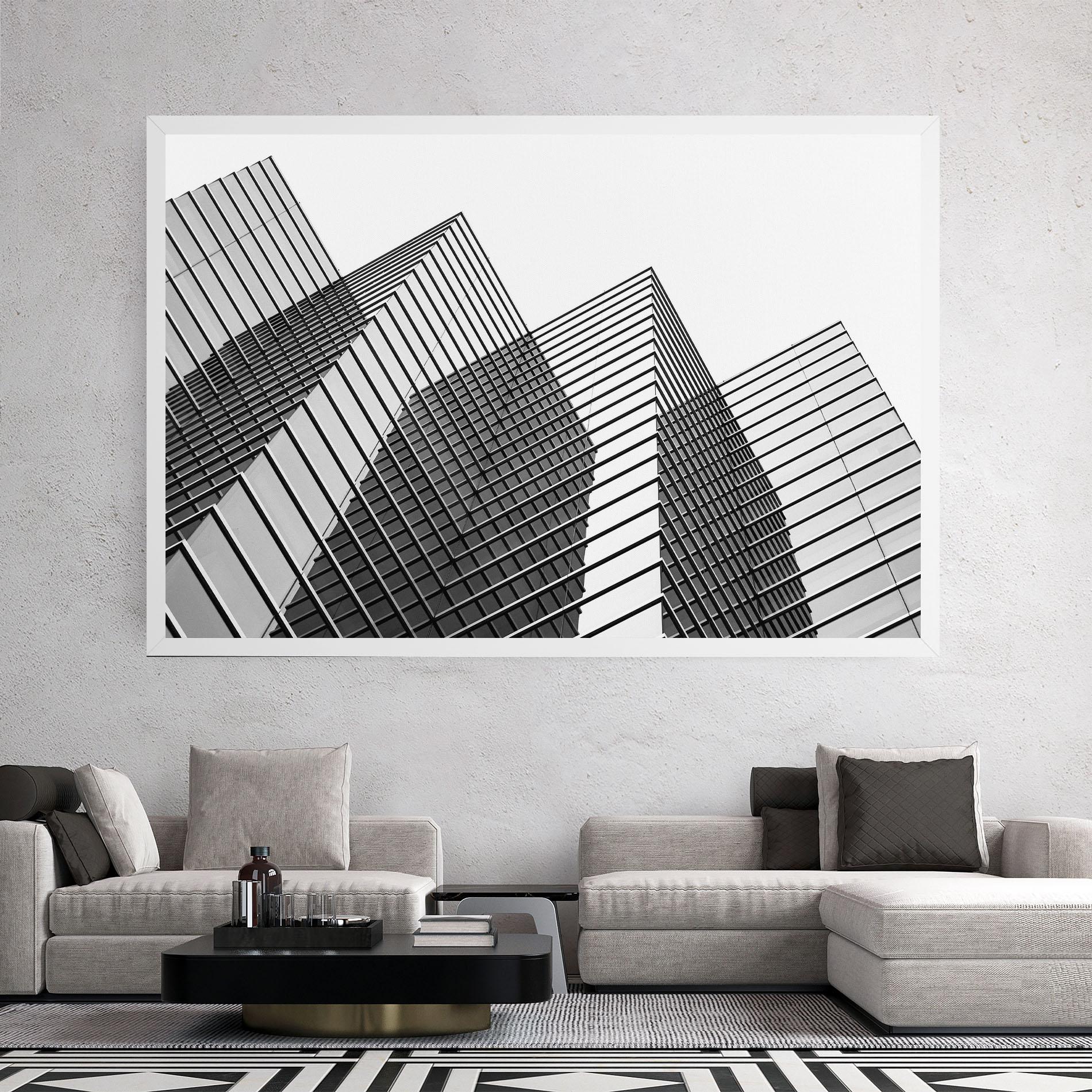 Tablou Canvas Square Building mockup 2