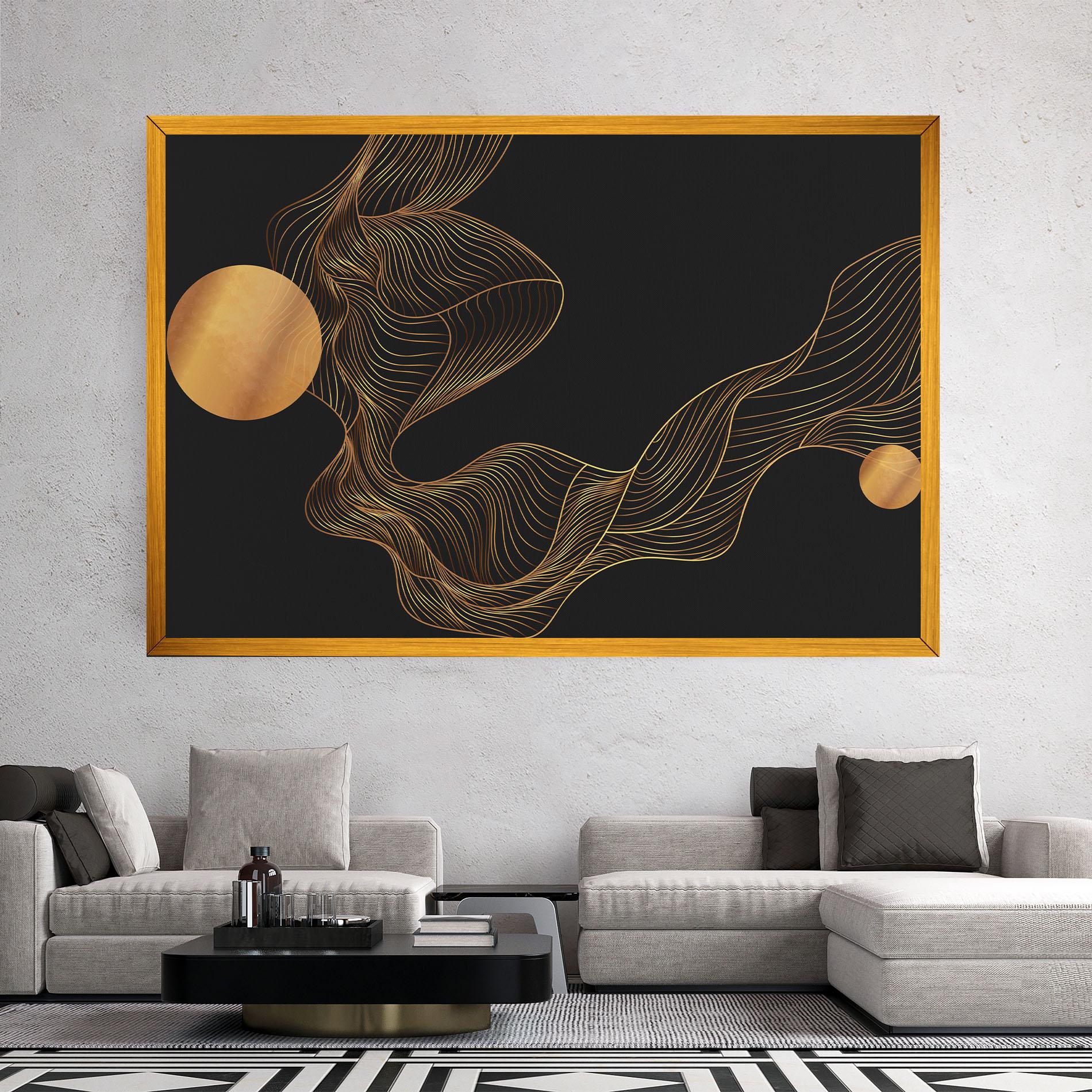 Tablou Canvas Frecventa Abstracta mockup 2