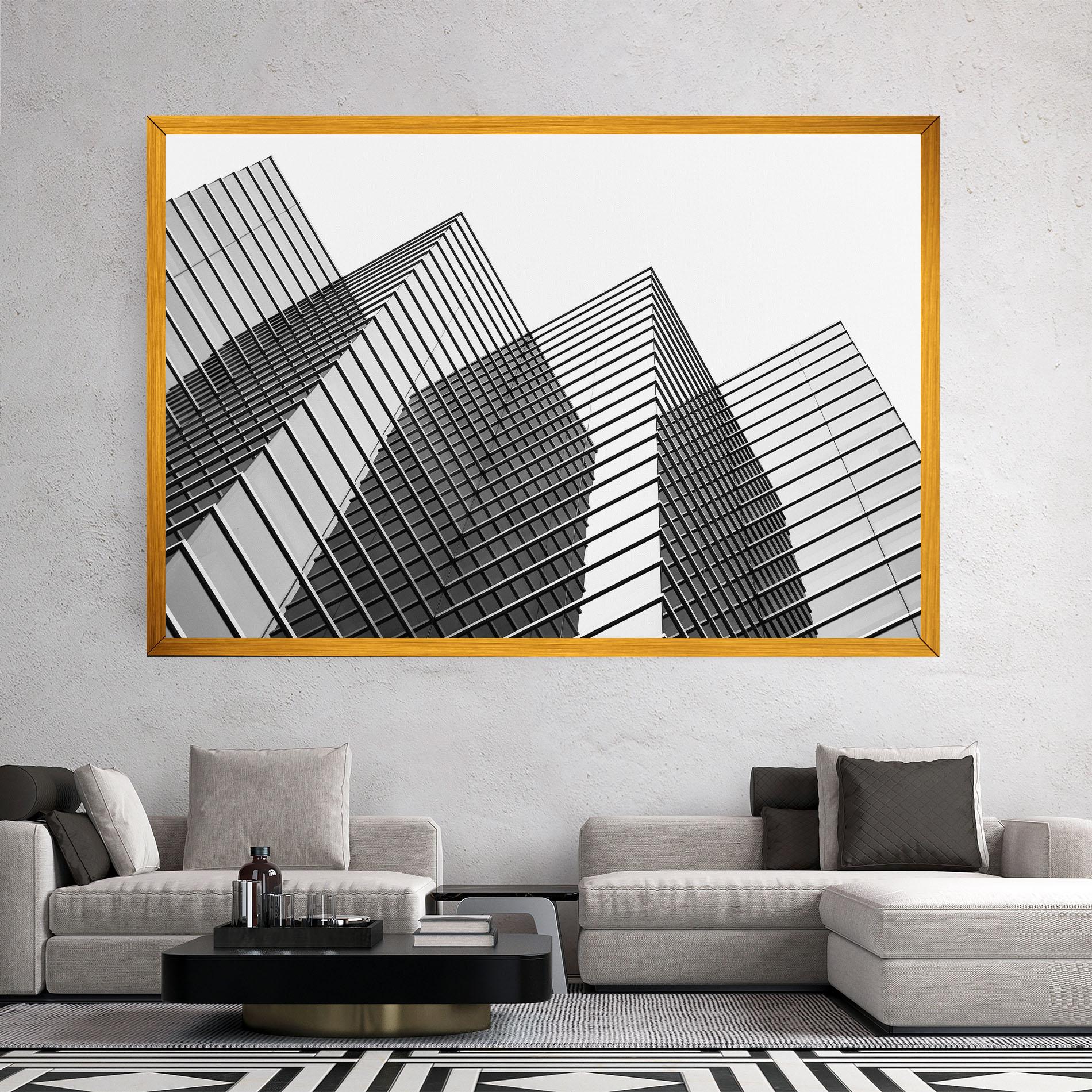 Tablou Canvas Square Building mockup 2