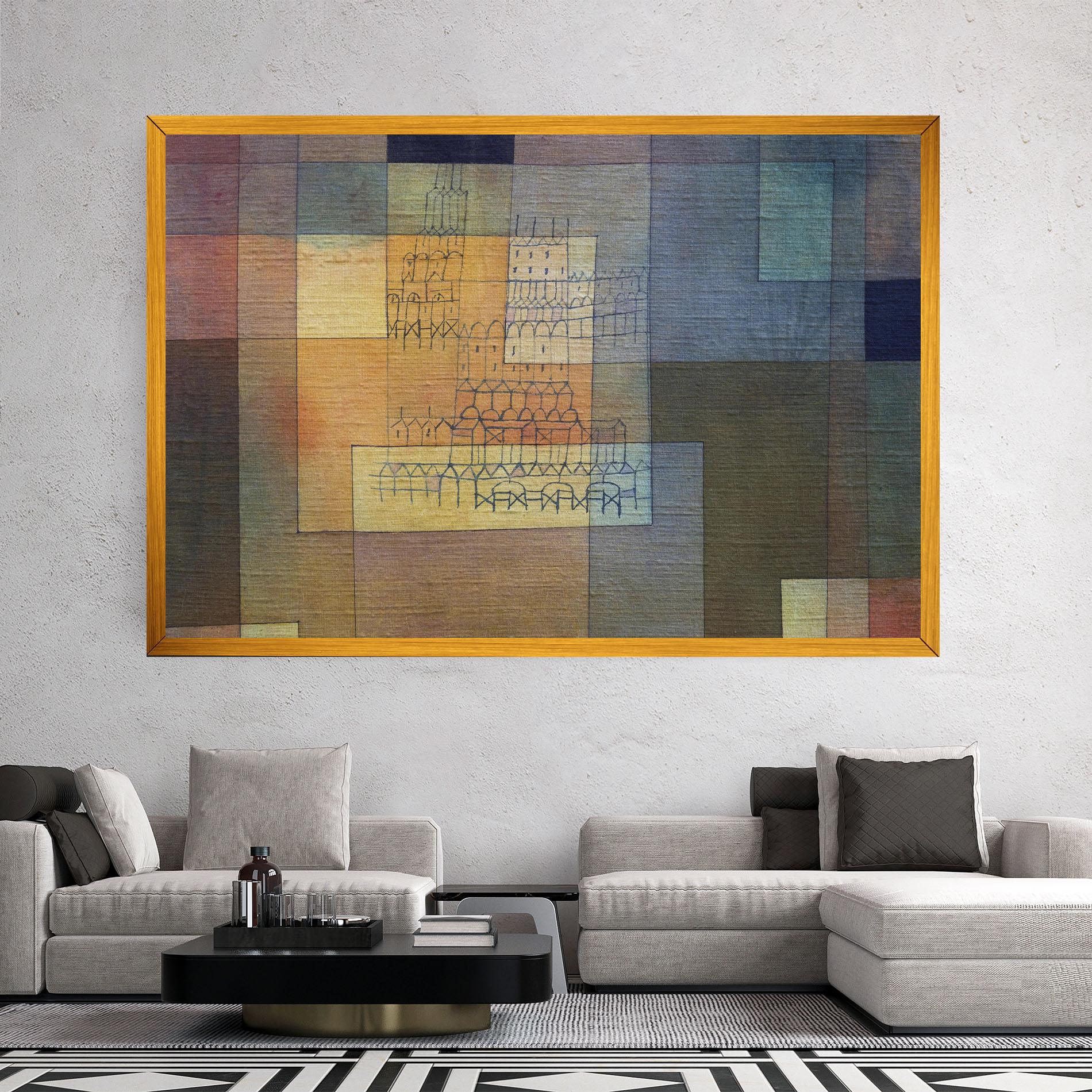 Tablou Canvas Water Color Square mockup 2