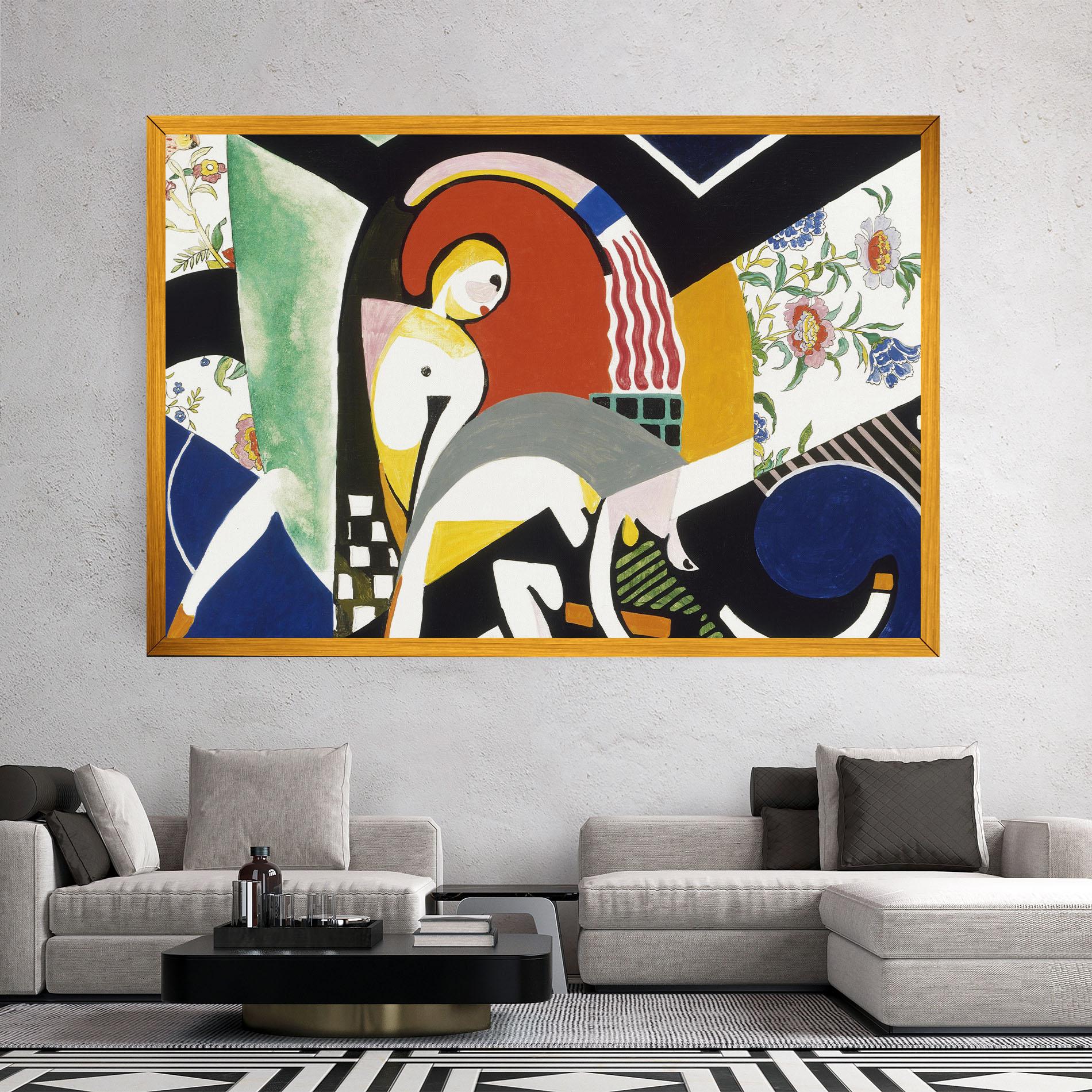 Tablou Canvas Woman Shape Mix mockup 2