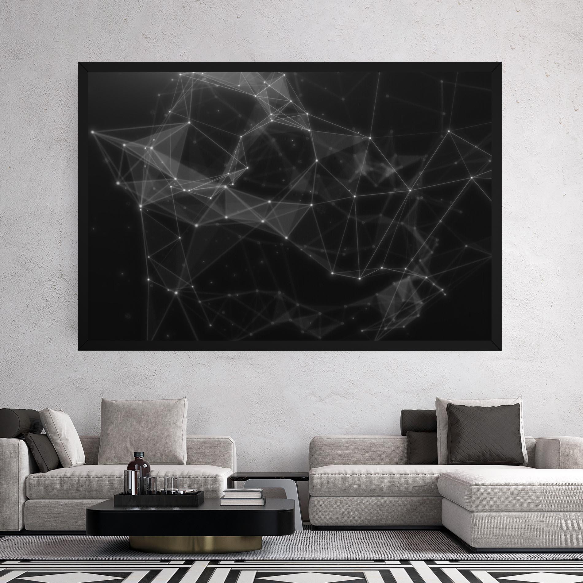 Tablou Canvas Connecting Lines mockup 2